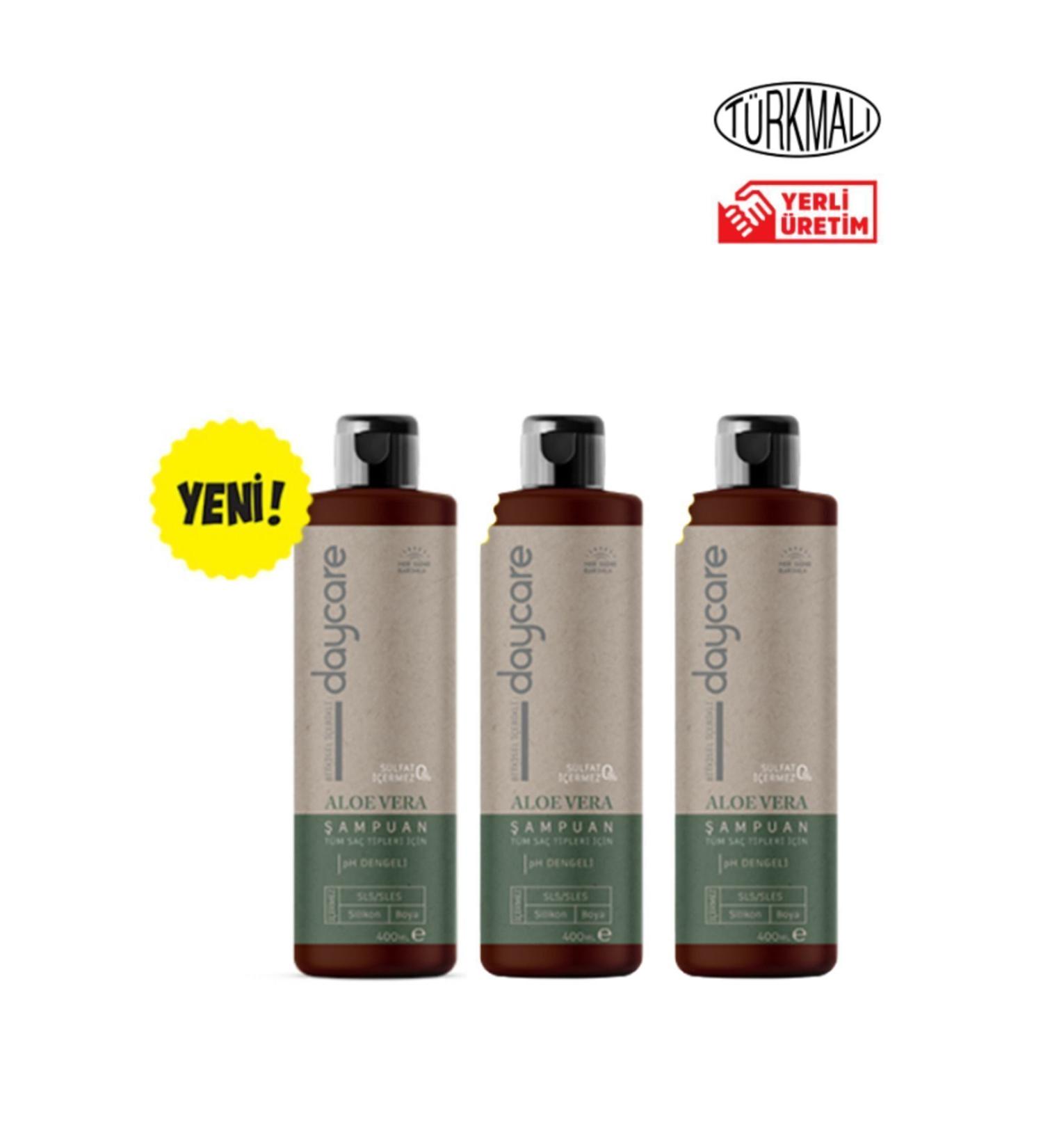 Daycare Aloevera Shampoo 400 ml x 3 Pieces