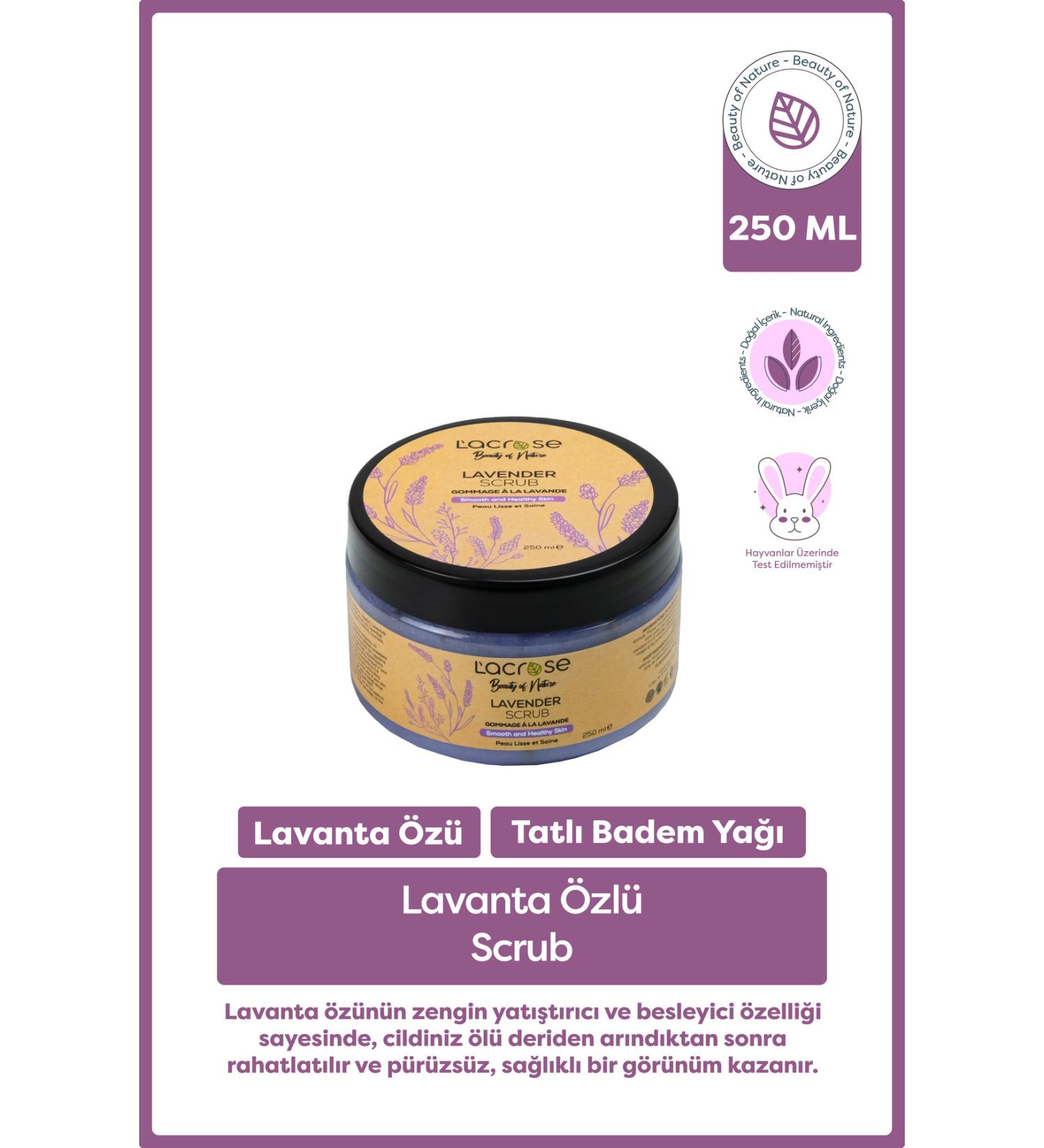 L'ACROSE Lavender Essence Scrub - Lavender Scrub - 250 ML