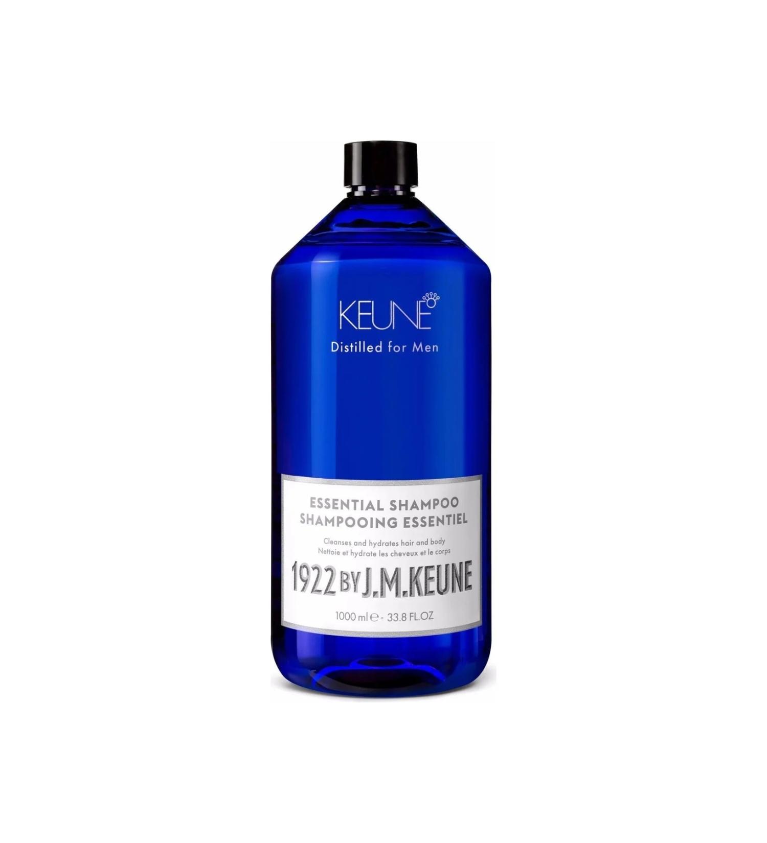 Keune Man 1922 By Jm Essential Shampoo 1l Moisturizes and Strengthens Dry Hair