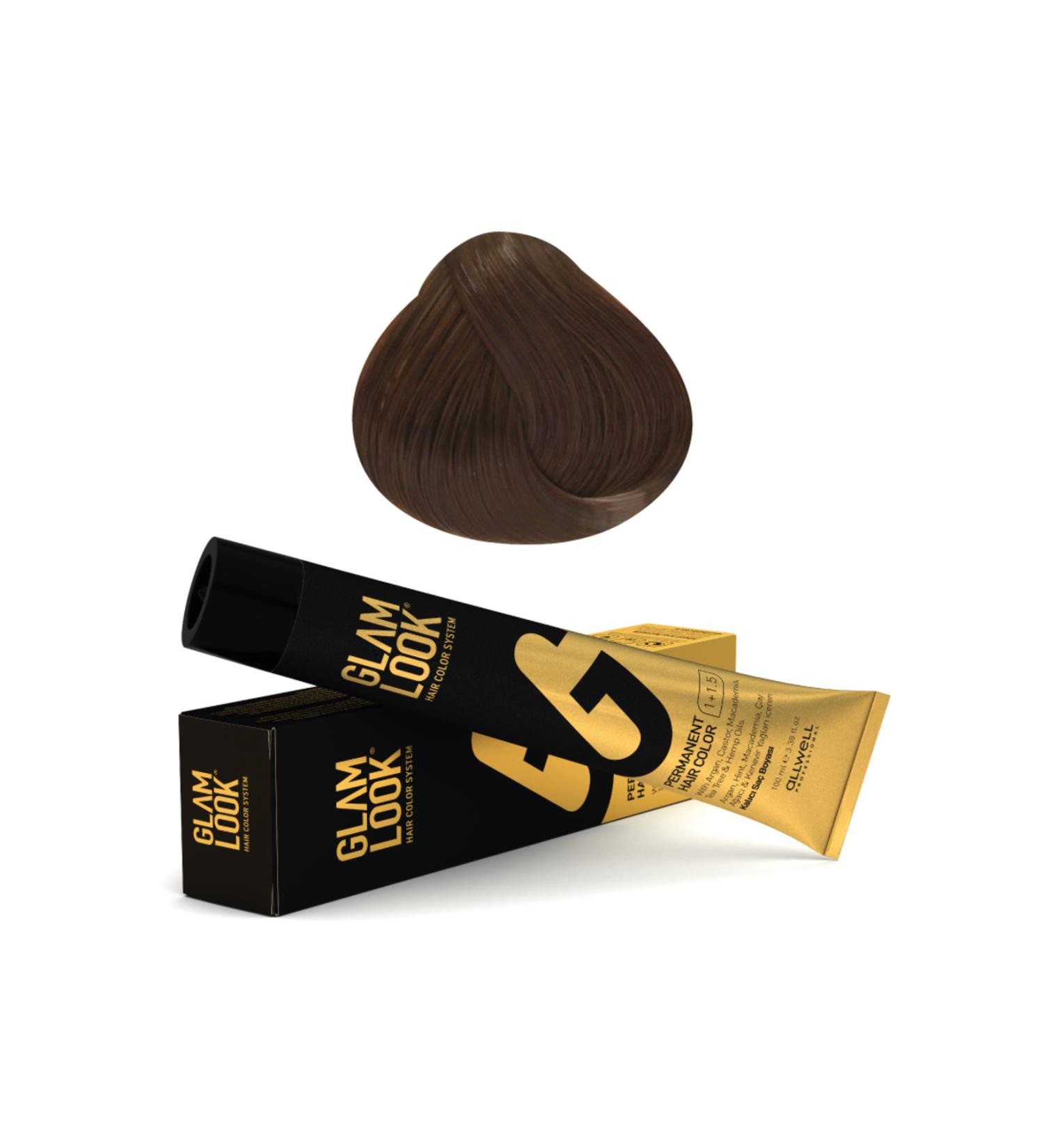 glam look Glamlook Permanent Hair Dye Chestnut Intense Brown 4.77 100 ml - Buy Online on GoSupps.com