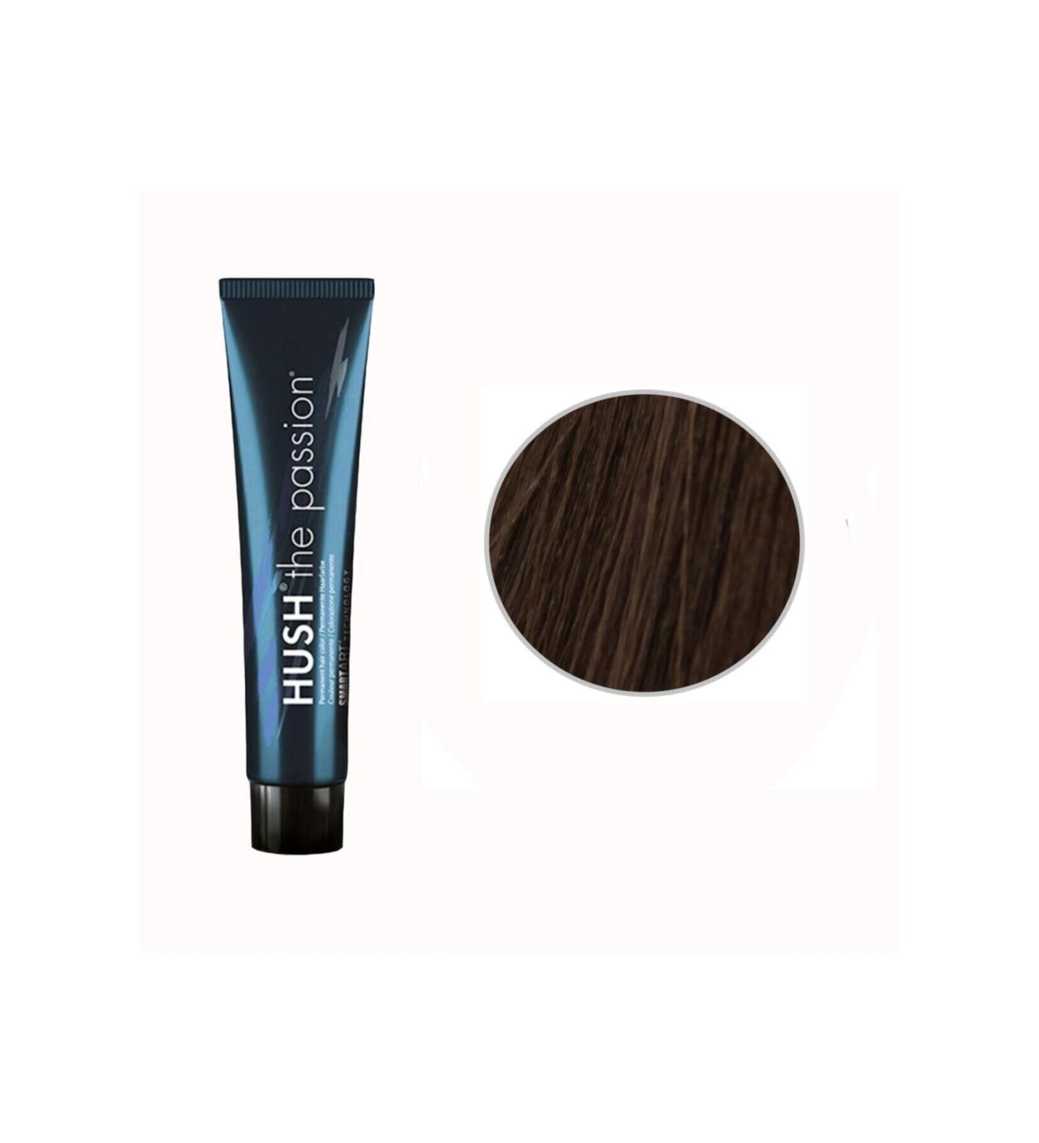 HUSH The Passion Smartart Hair Dye 6/11 (INTENSIVE ASH DARK BROWN) Oxidizer-free. 60ml - Buy Online on GoSupps.com