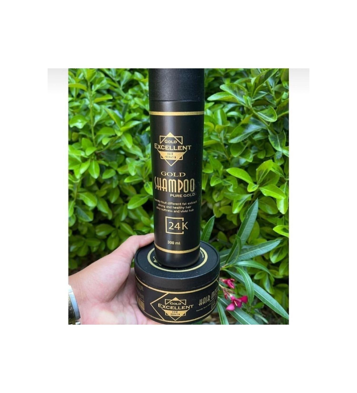 GOLD EXCELLENT Shampoo-mask 2-Piece Set