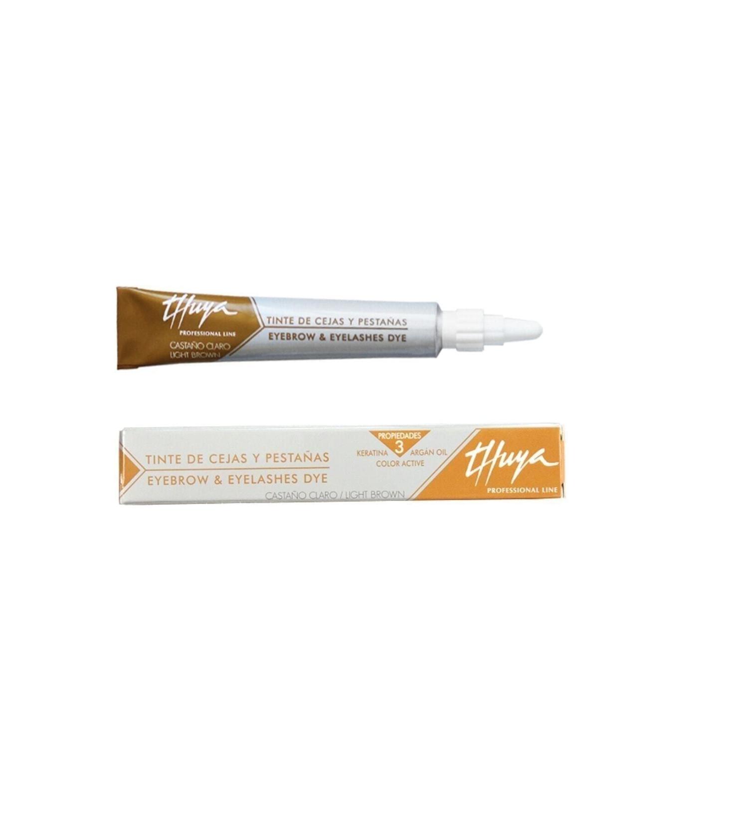 Thuya Light Brown Eyebrow Eyelash Dye 14ml - Buy Online on GoSupps.com