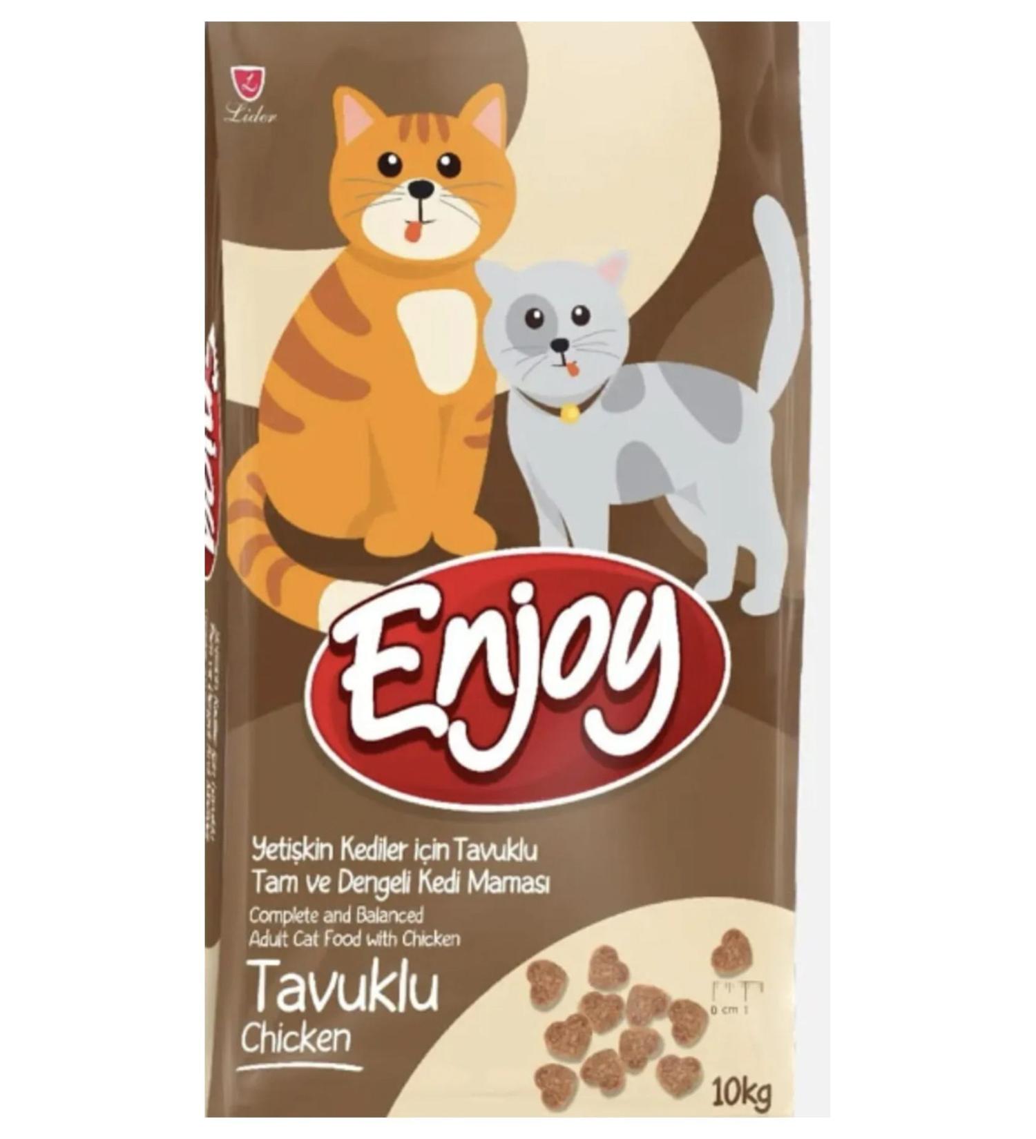 Enjoy Chicken Adult Cat Food 10 Kg