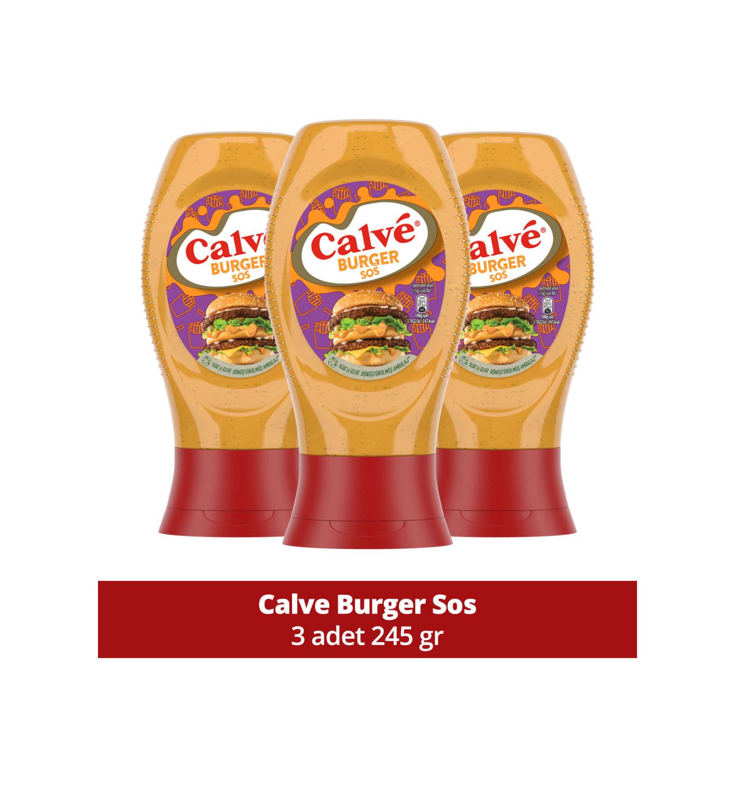 Calve Burger Sauce 245g x3 - Buy Online on GoSupps.com