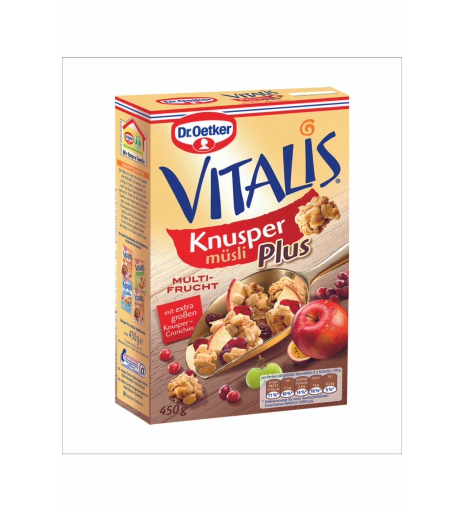 Dr. Oetker Vitalis Multi Fruit Crunchy Muesli