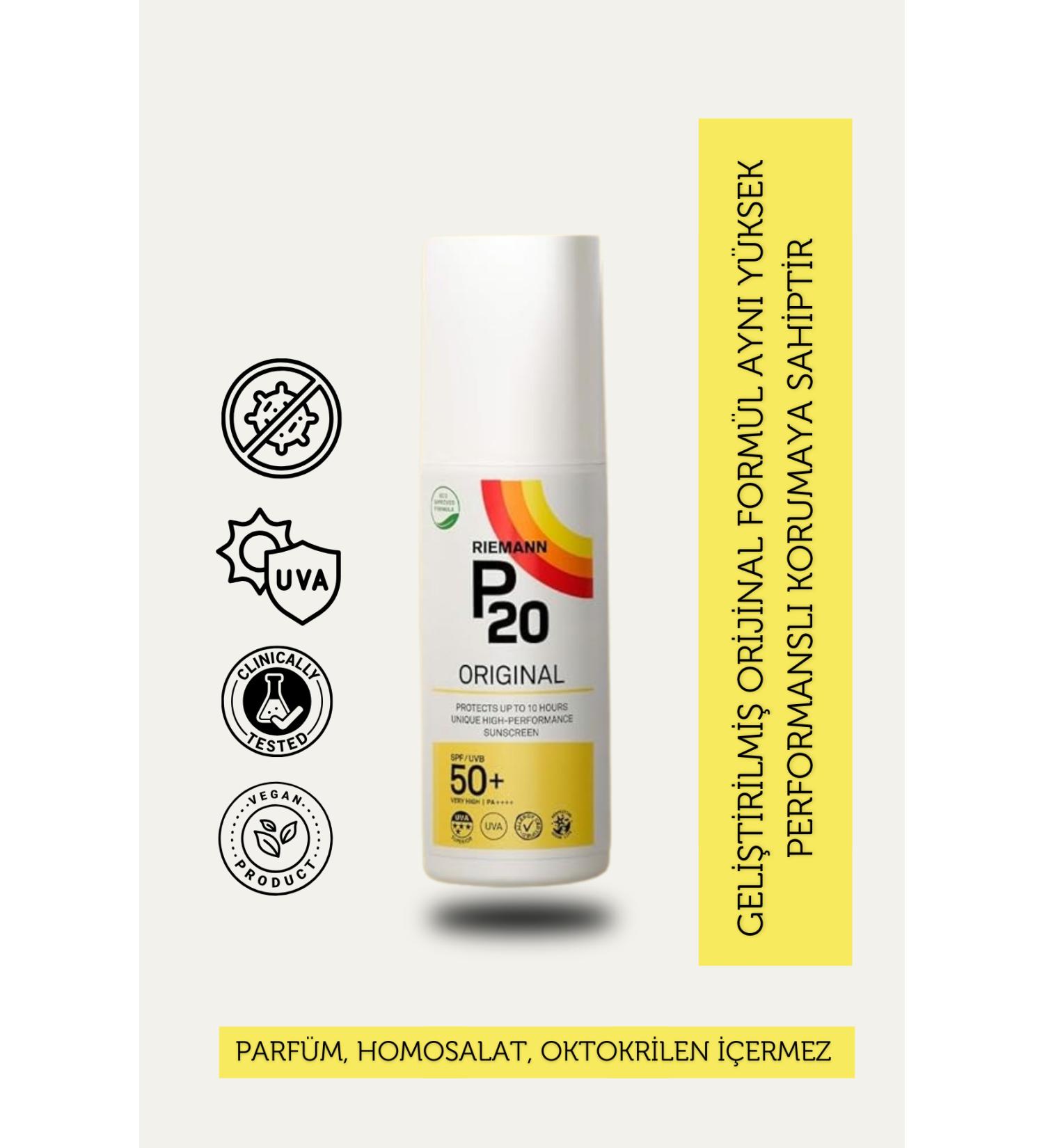 Riemann P20 Original Spf 50 100 ml Sun Cream - Buy Online on GoSupps.com