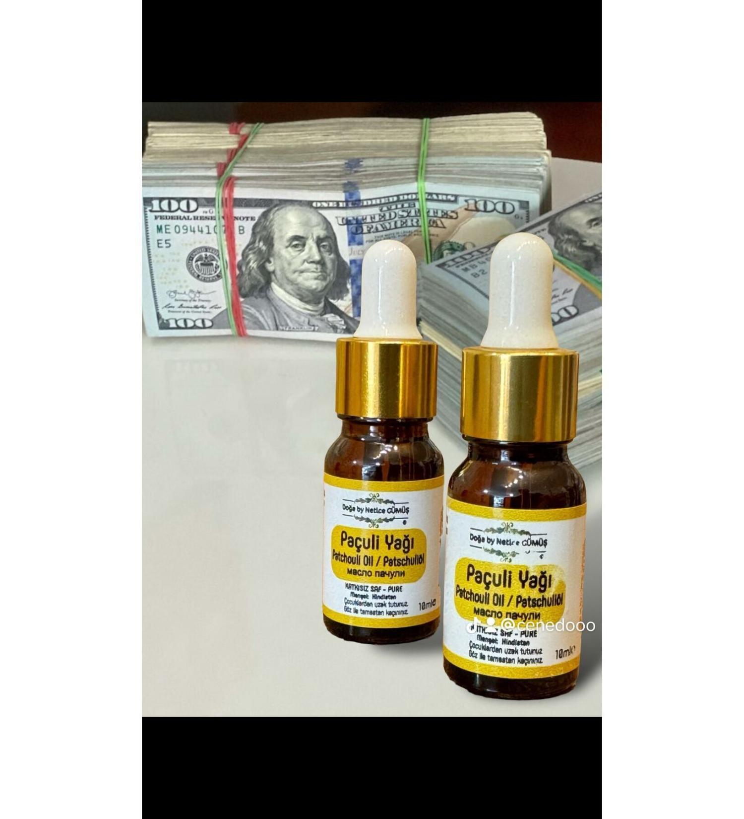 DOGA ACTAR COSMETICS RESULT SILVER Patchouli Oil 10 Ml.e Pump Glass Dropper Natural Additive-Free