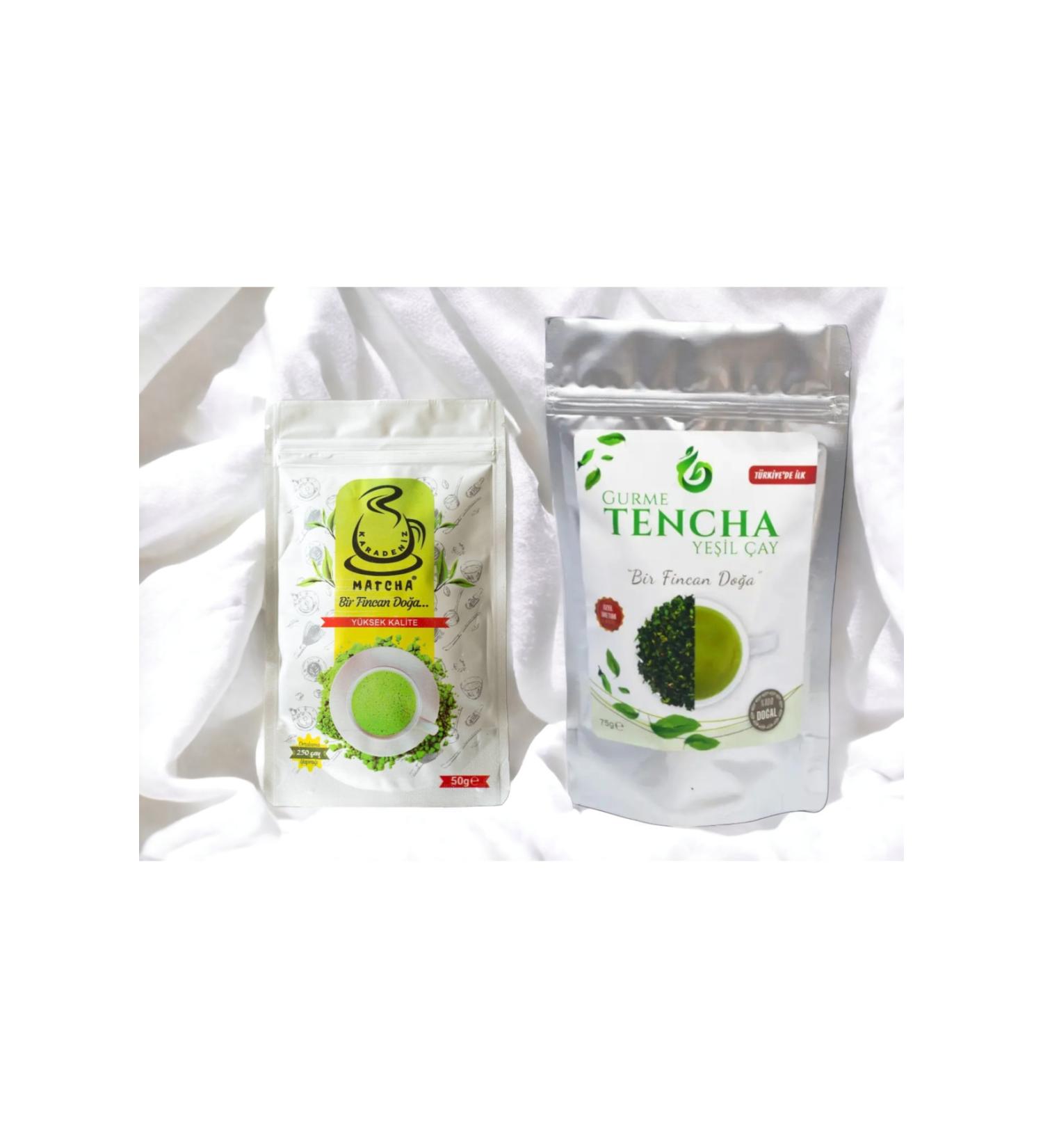 Black Sea Matcha Pure Matcha 50 Gr + (First in T rkiye) Tencha Green Tea 75 Gr - Buy Online on GoSupps.com