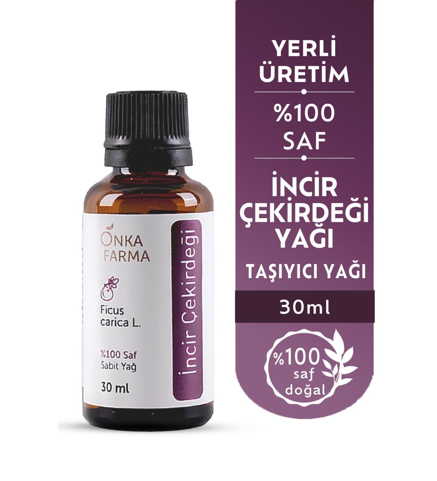 OnkaFarma Onka Farma Fig Seed Oil - 0 Pure Fig Seed Oil - Cold Pressed - 30 ml - Buy Online on GoSupps.com