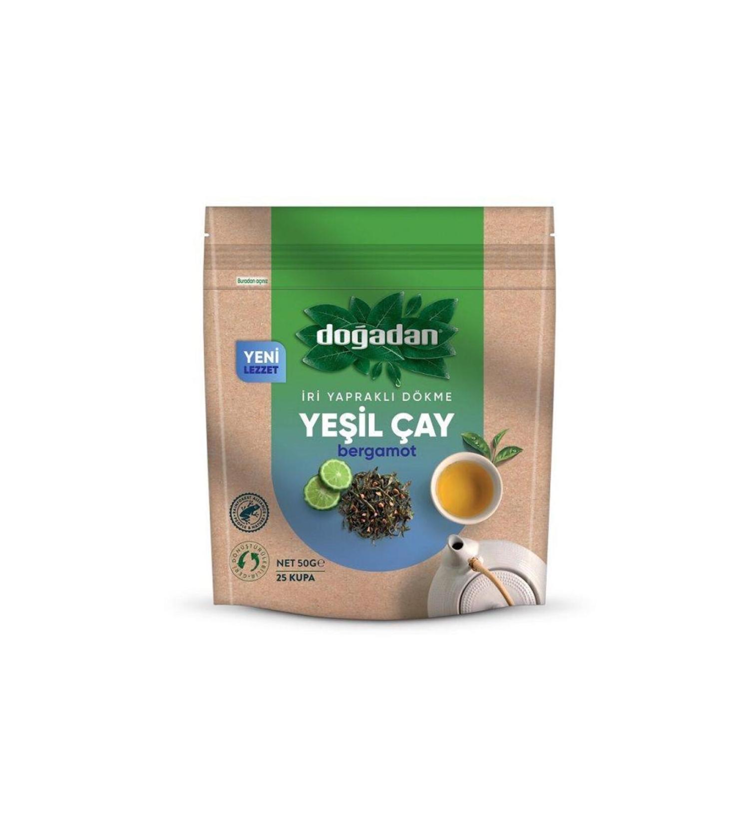 Do adan Green Tea Curled Bulk Bergamot 50 Gr. (6-PIECE)