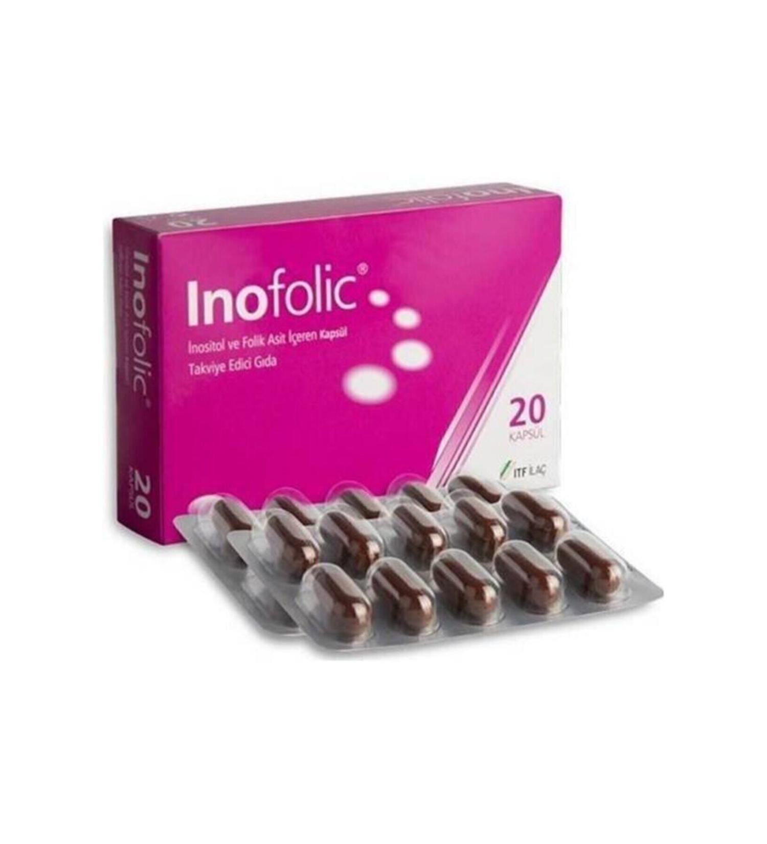 ITF Pharmaceutical Inofolic 20 Capsules - Buy Online on GoSupps.com