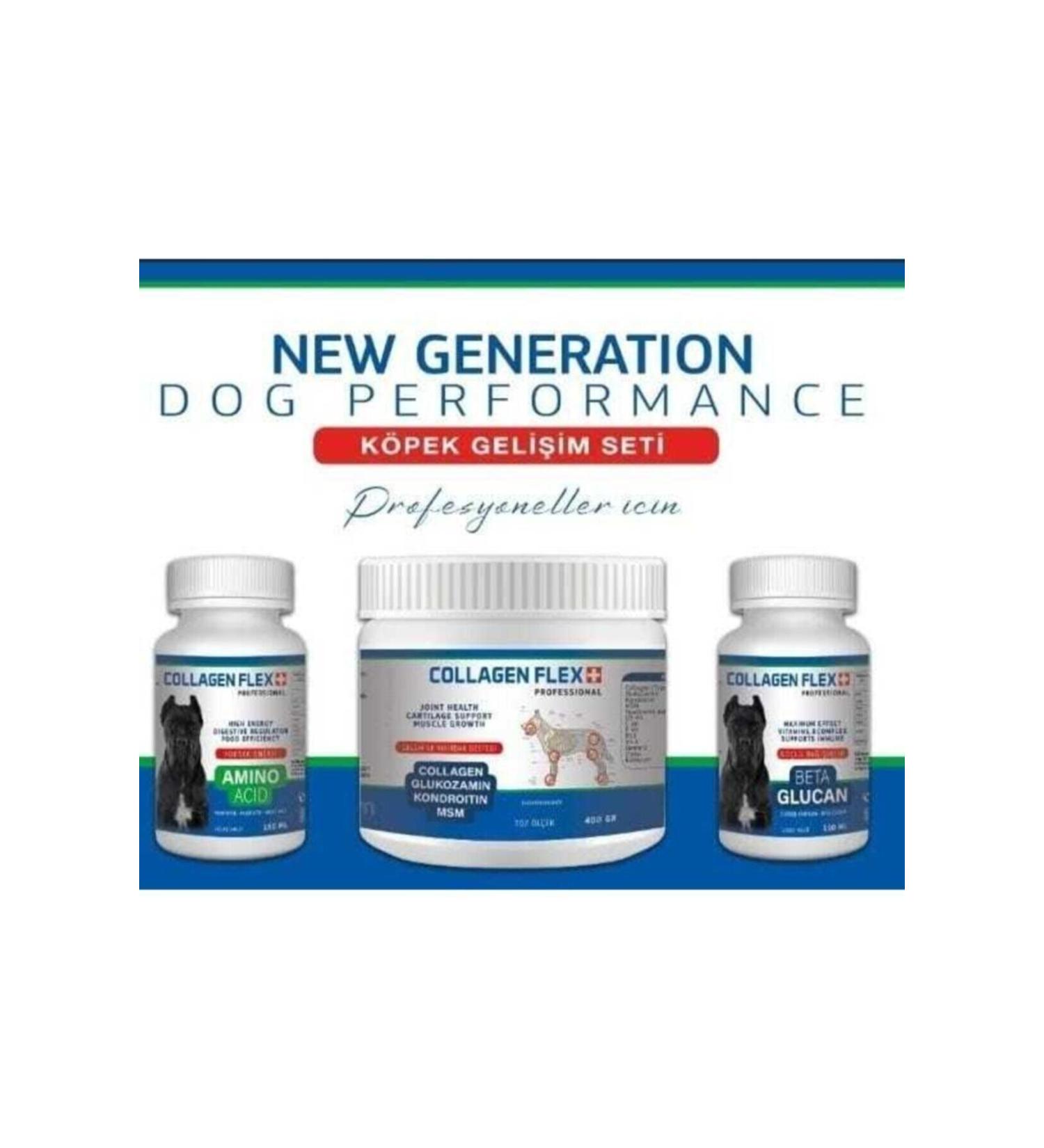 Collagenflex Collagen Flex Original and Officially Patented Advanced Development Set for Dogs. - Buy Online on GoSupps.com