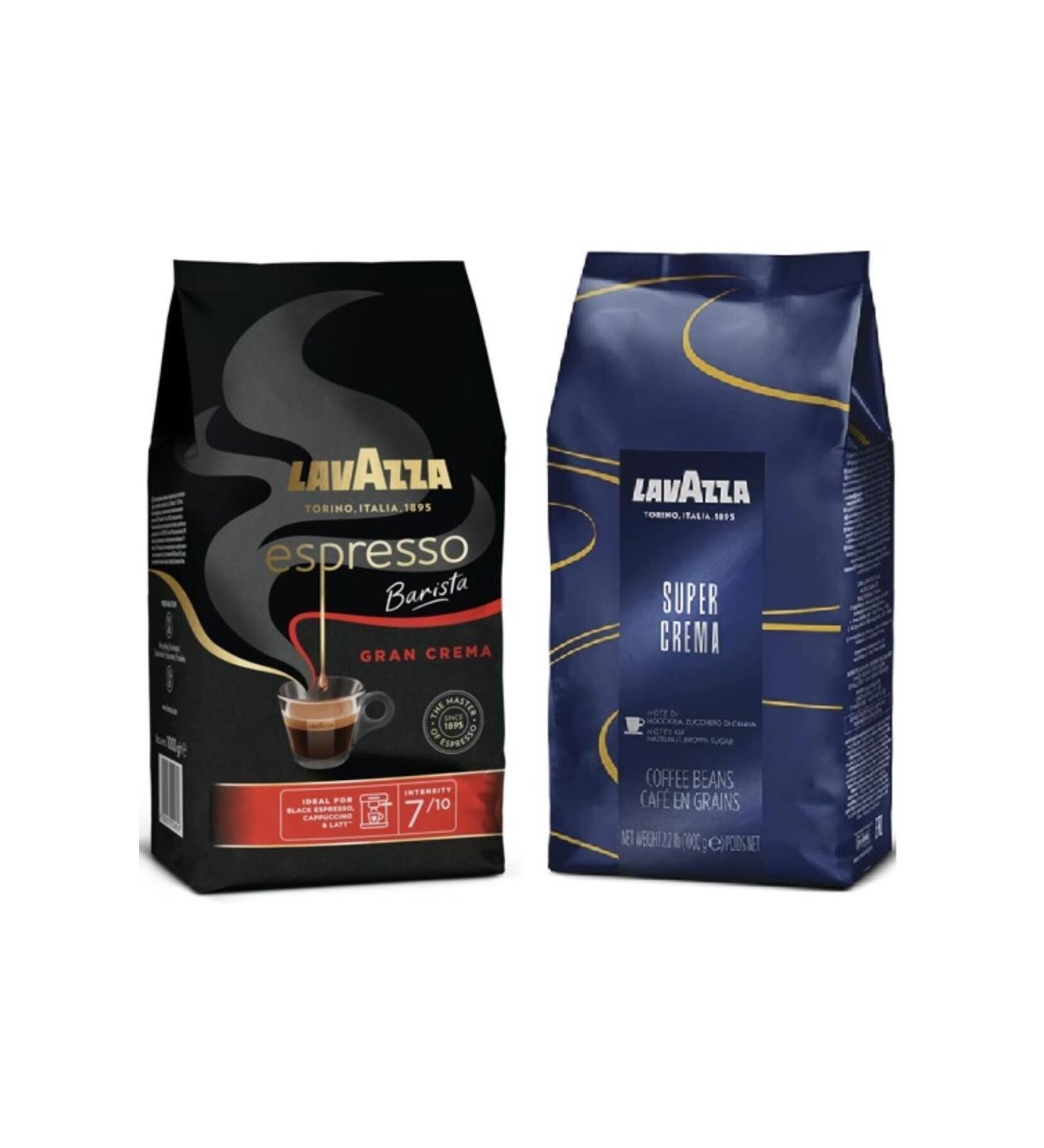 LavAzza Super Crema 1 kg and Barista Gran Crema 1 kg