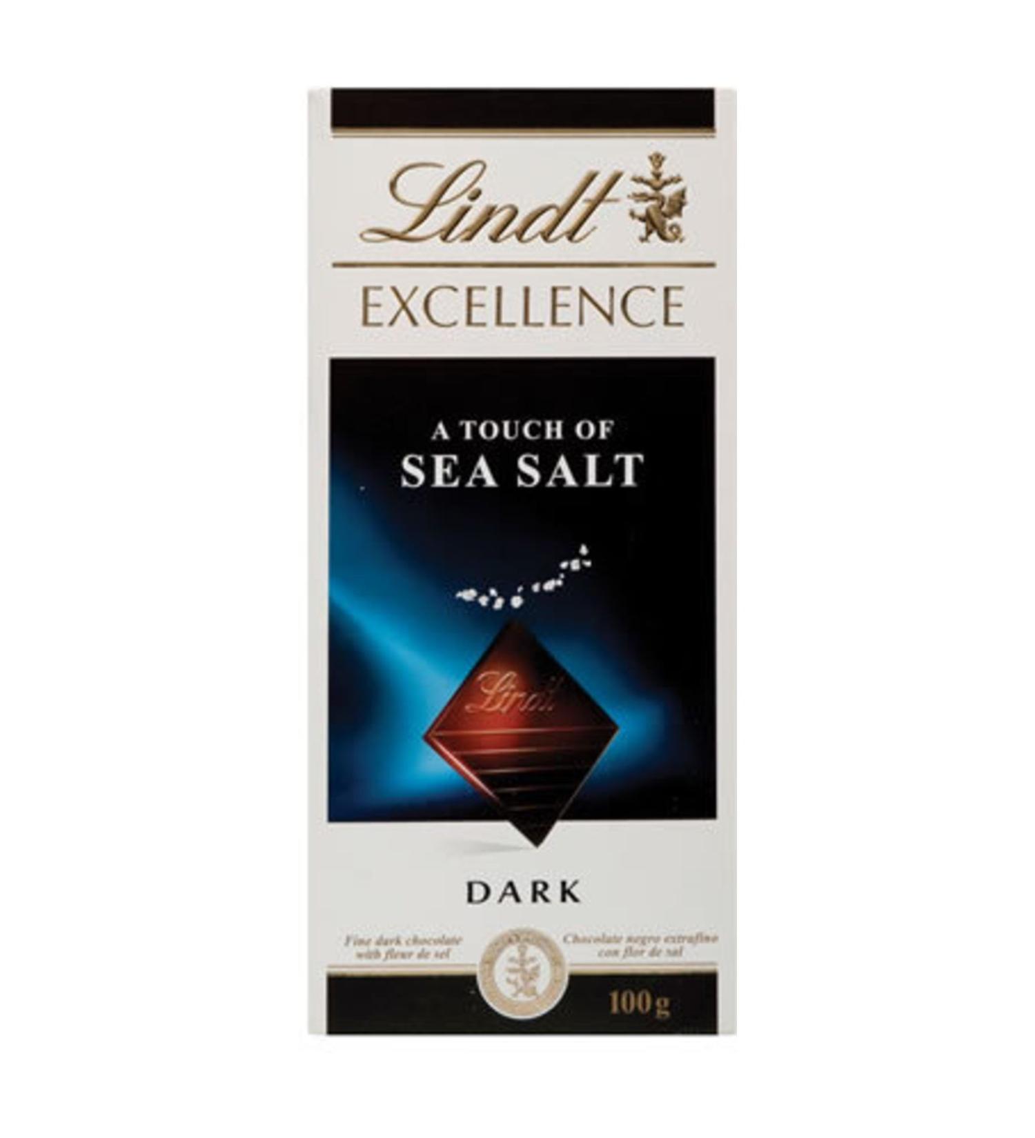 Lindt Excellence A Touch Of Sea Salt 100 G