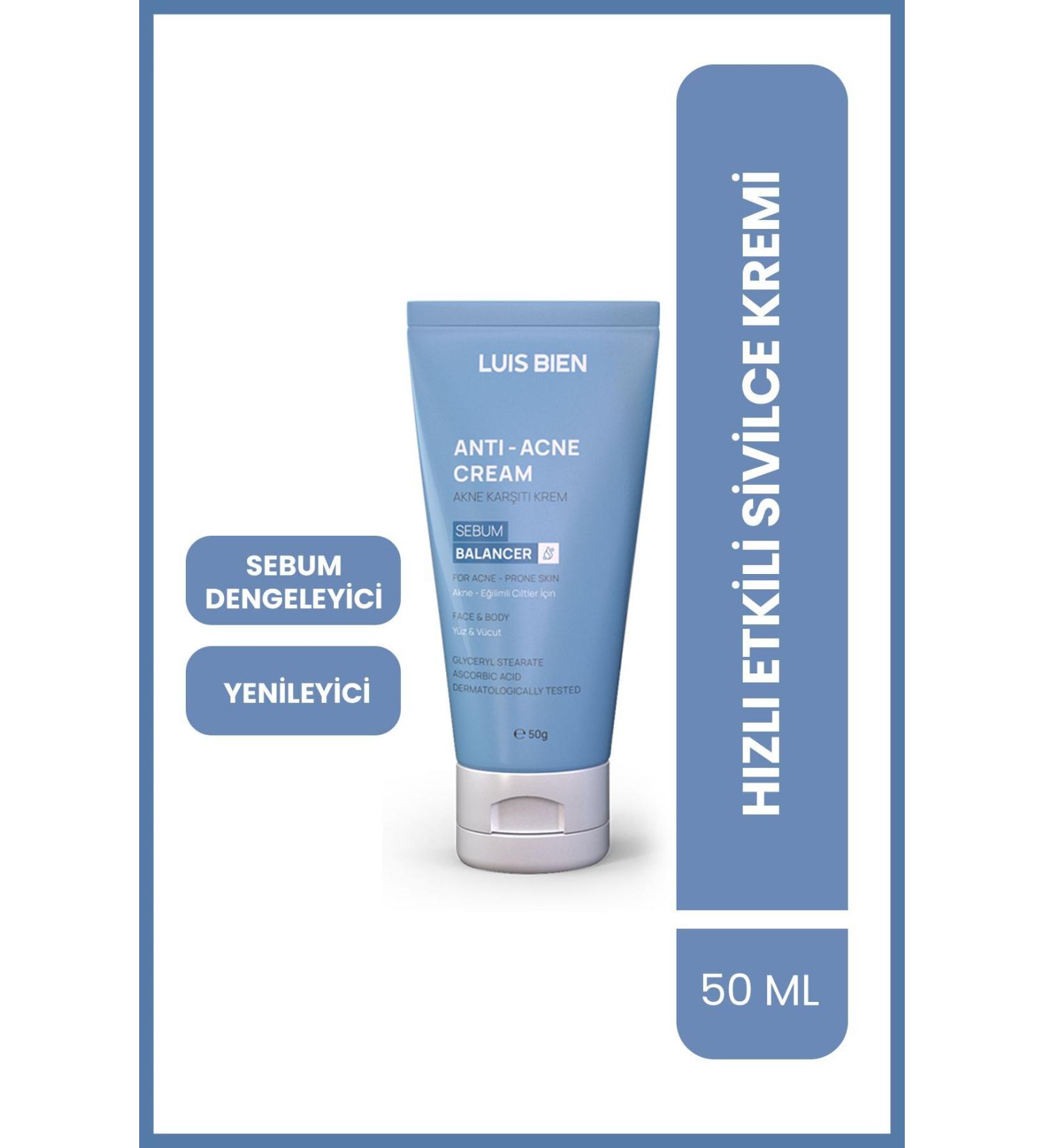 Luis Bien Fast Acting Acne Cream | 50ml | Anti-Acne - Buy Online on GoSupps.com