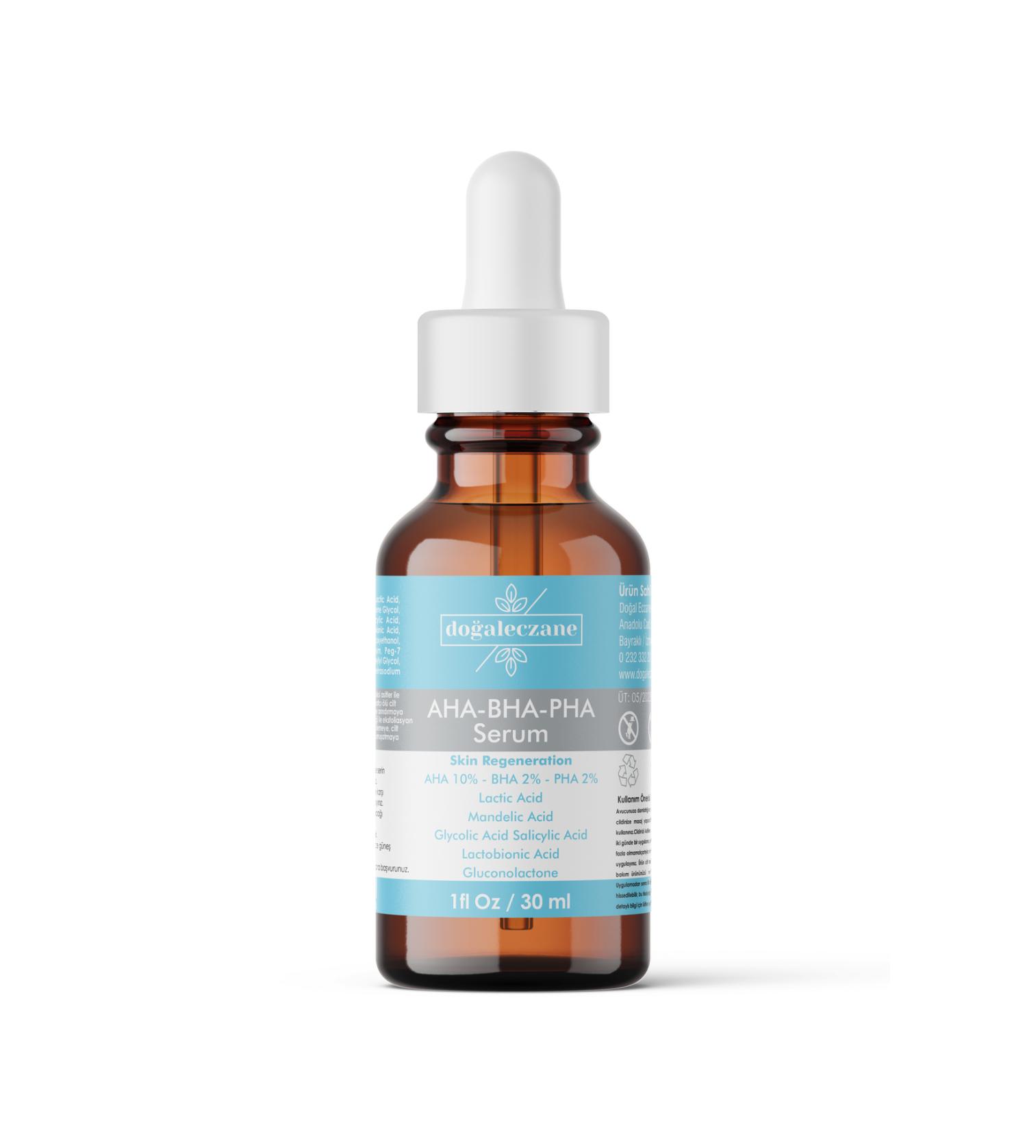 Natural Pharmacy AHA+BHA+PHA Anti-Stain and Renewing Skin Serum 30 ml. LK1.