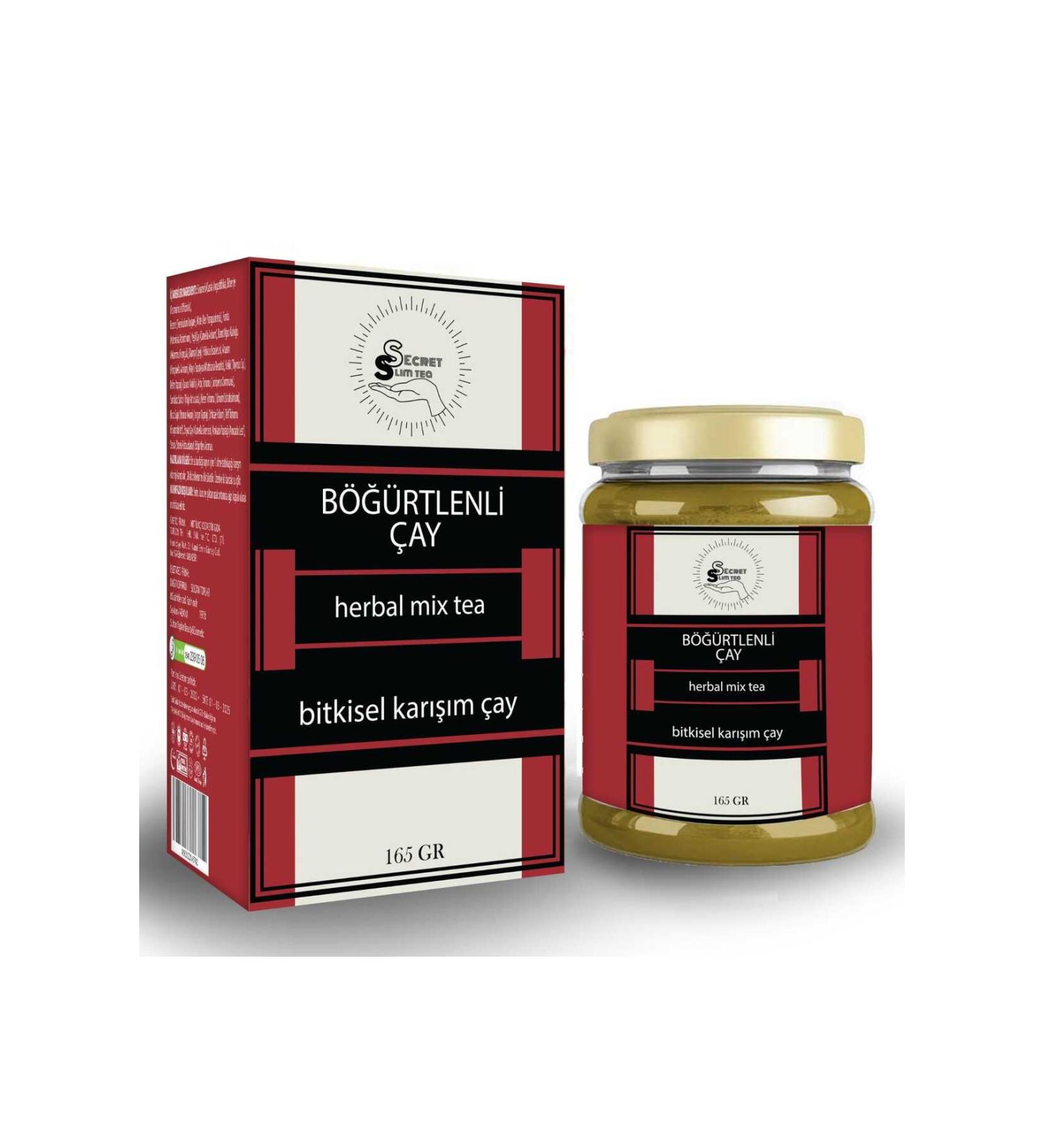 Secret Slim Herbal Detox Tea Blackberry Flavored