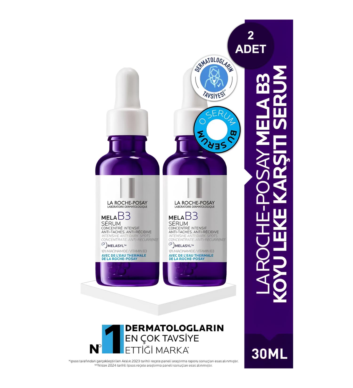 La Roche Posay Mela B3 Serum Anti-Stain Serum 30 ml X 2