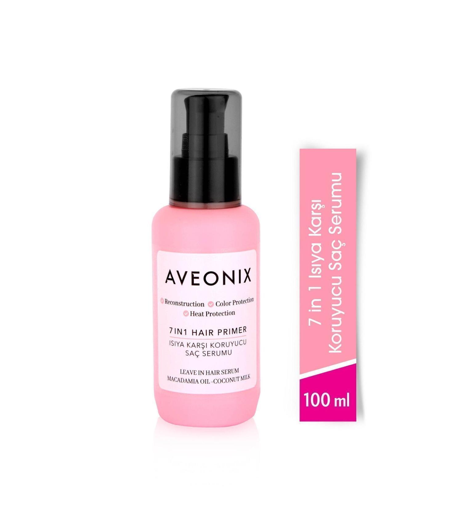 AVEONIX 7 in 1 Heat Protection Hair Serum 100 ml - Buy Online on GoSupps.com