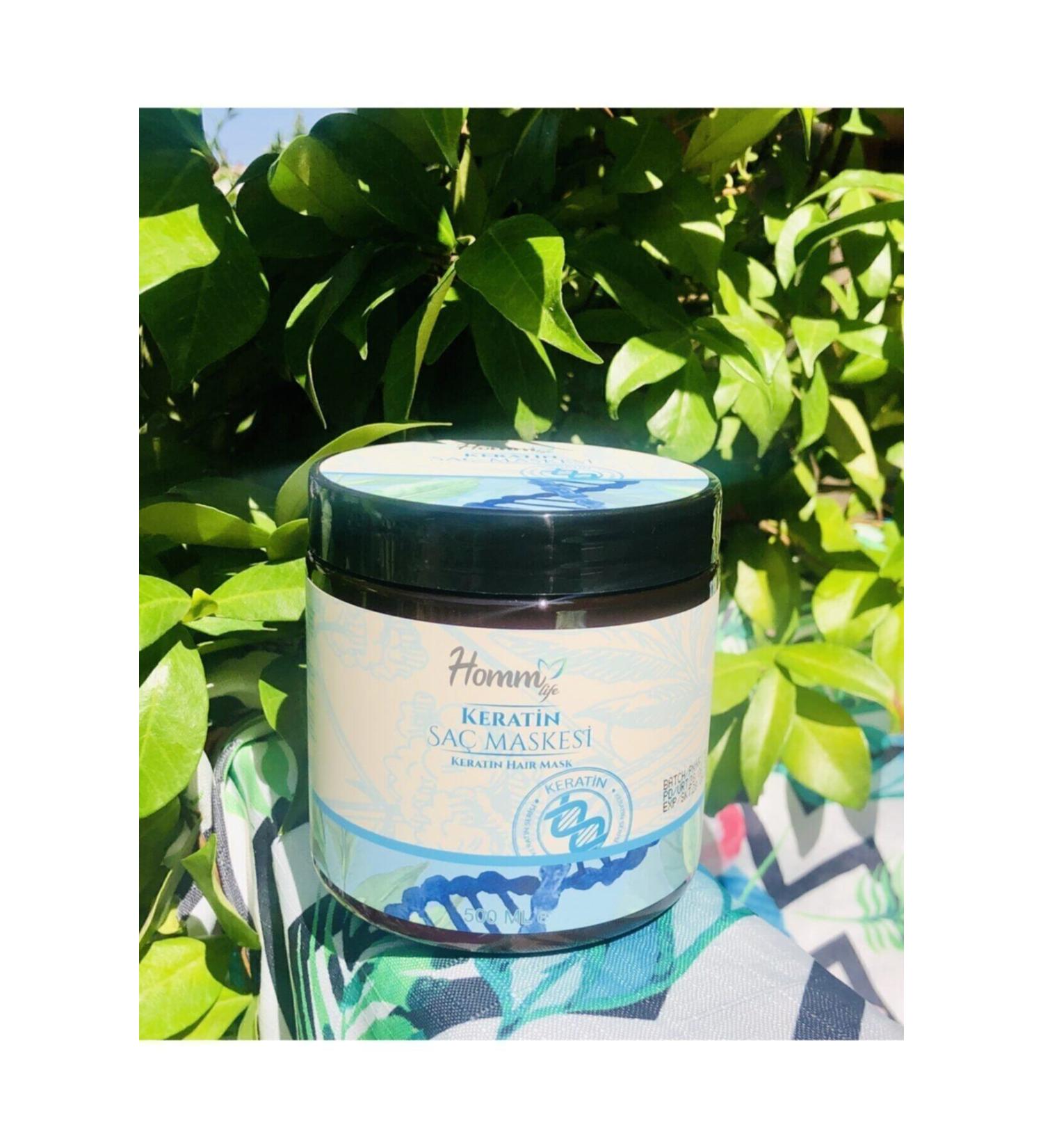 Homm Cosmetics Keratin Hair Mask and Repair and Care Mask 500 Ml - Buy Online on GoSupps.com