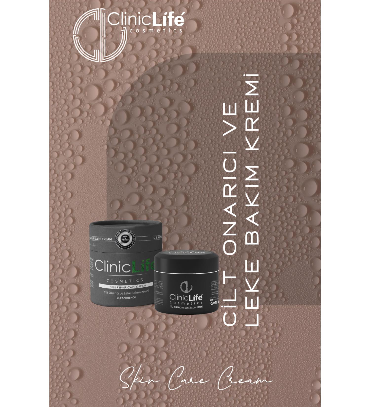 cliniclife Skin Repair Moisturizing and Renewing Blemish Cream with D-panthenol and St. John's Wort Oil 50 Ml