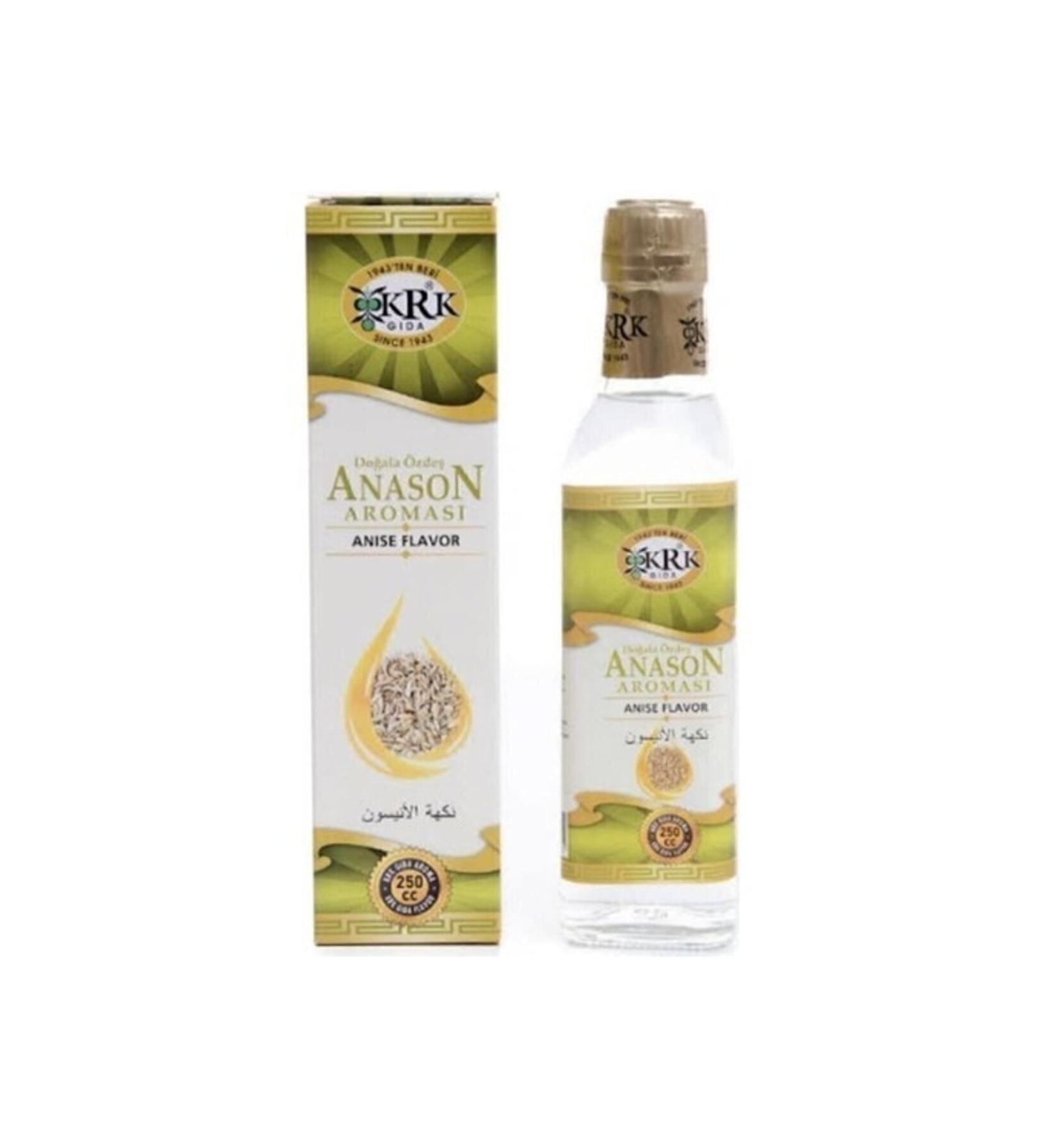 KRK Anise Flavor 250 Ml. Glass Bottle Anise Flavor