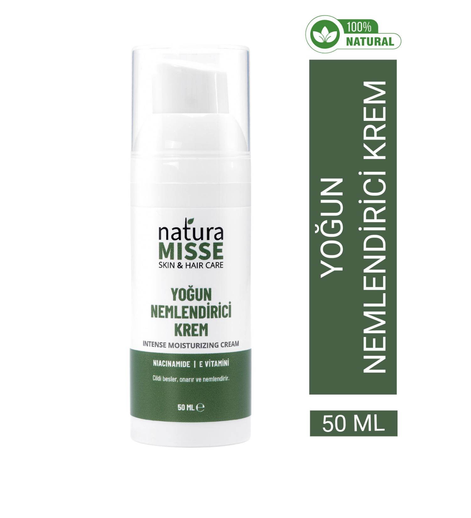 naturamisse Intensive Moisturizing Cream 50 ml Niacinamide Repair Nourishing Anti-Wrinkle Water-Based Daily Cream - Buy Online on GoSupps.com