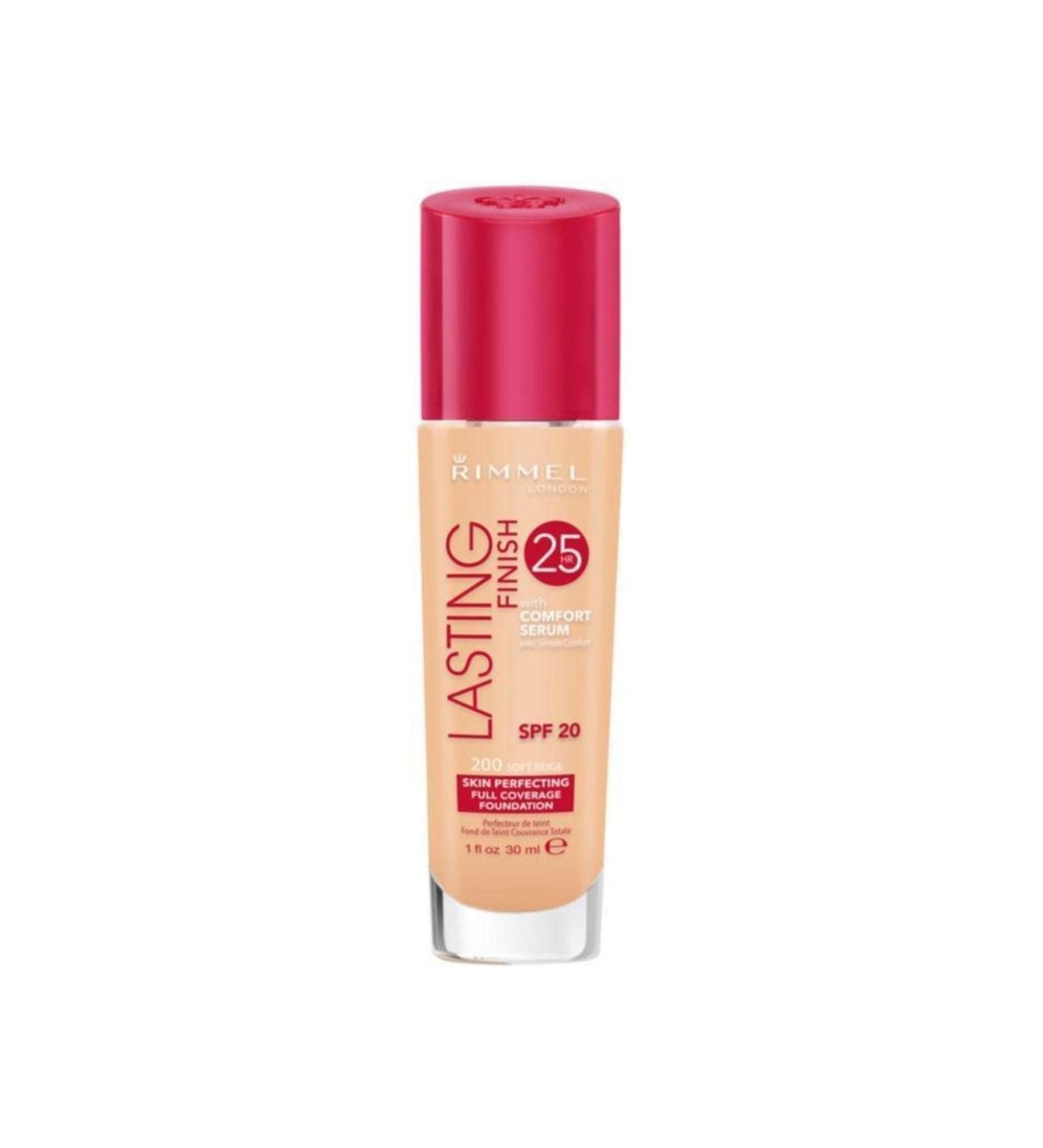 Rimmel London London Lasting Finish 200 Soft Beige Foundation 30 Ml
