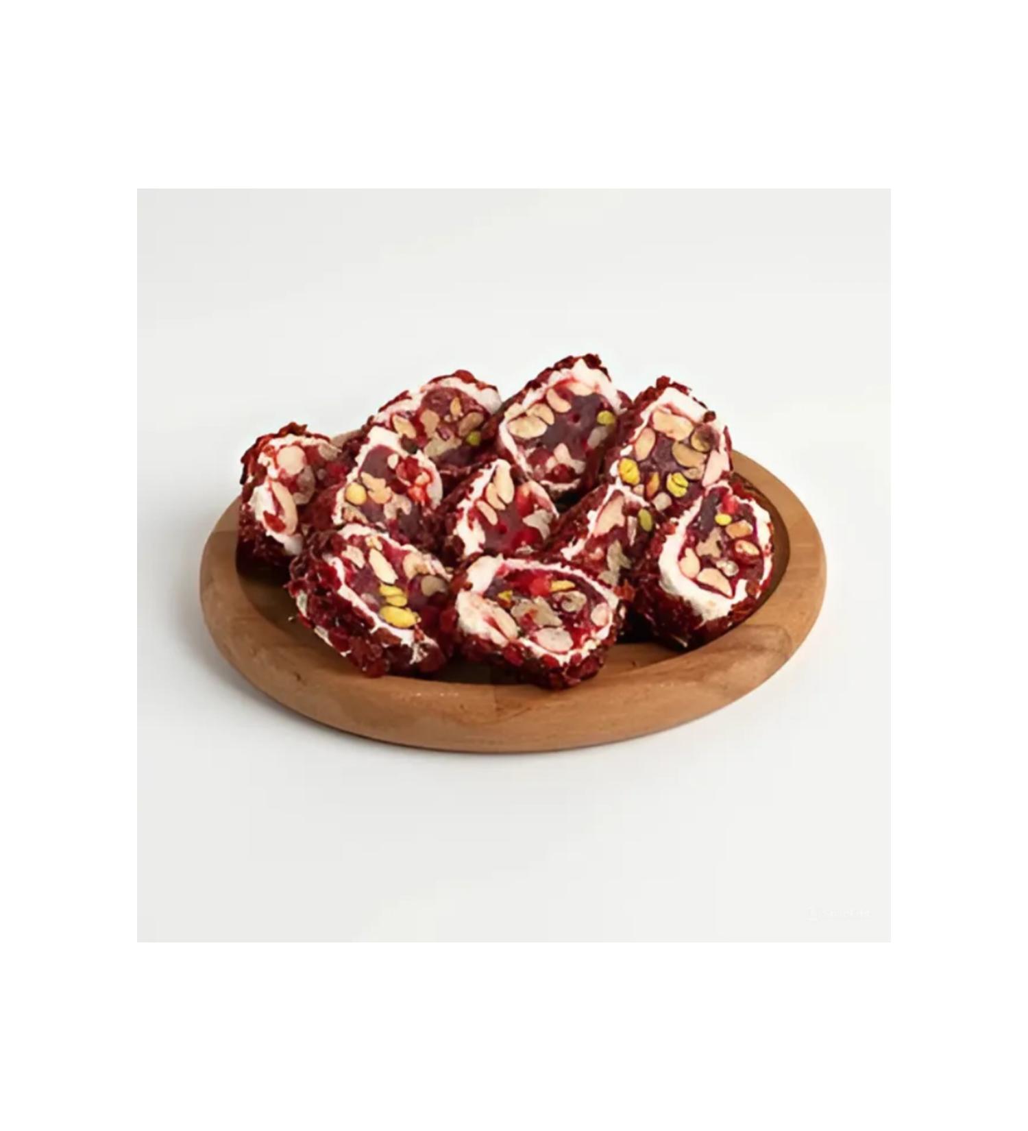 HALUK EREZ Zere k Grape Pomegranate Pistachio Wrapped Turkish Delight 1000 grams - Buy Online on GoSupps.com