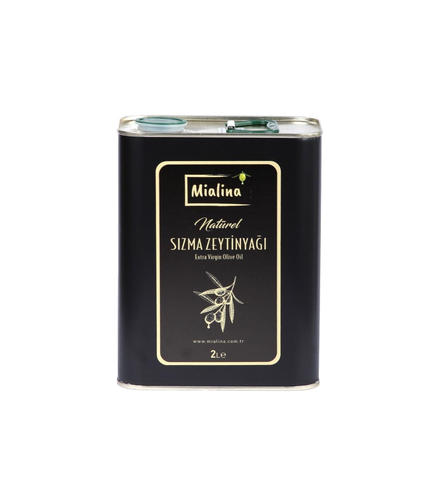Mialina 2 L Tin Natural Extra Virgin Olive Oil