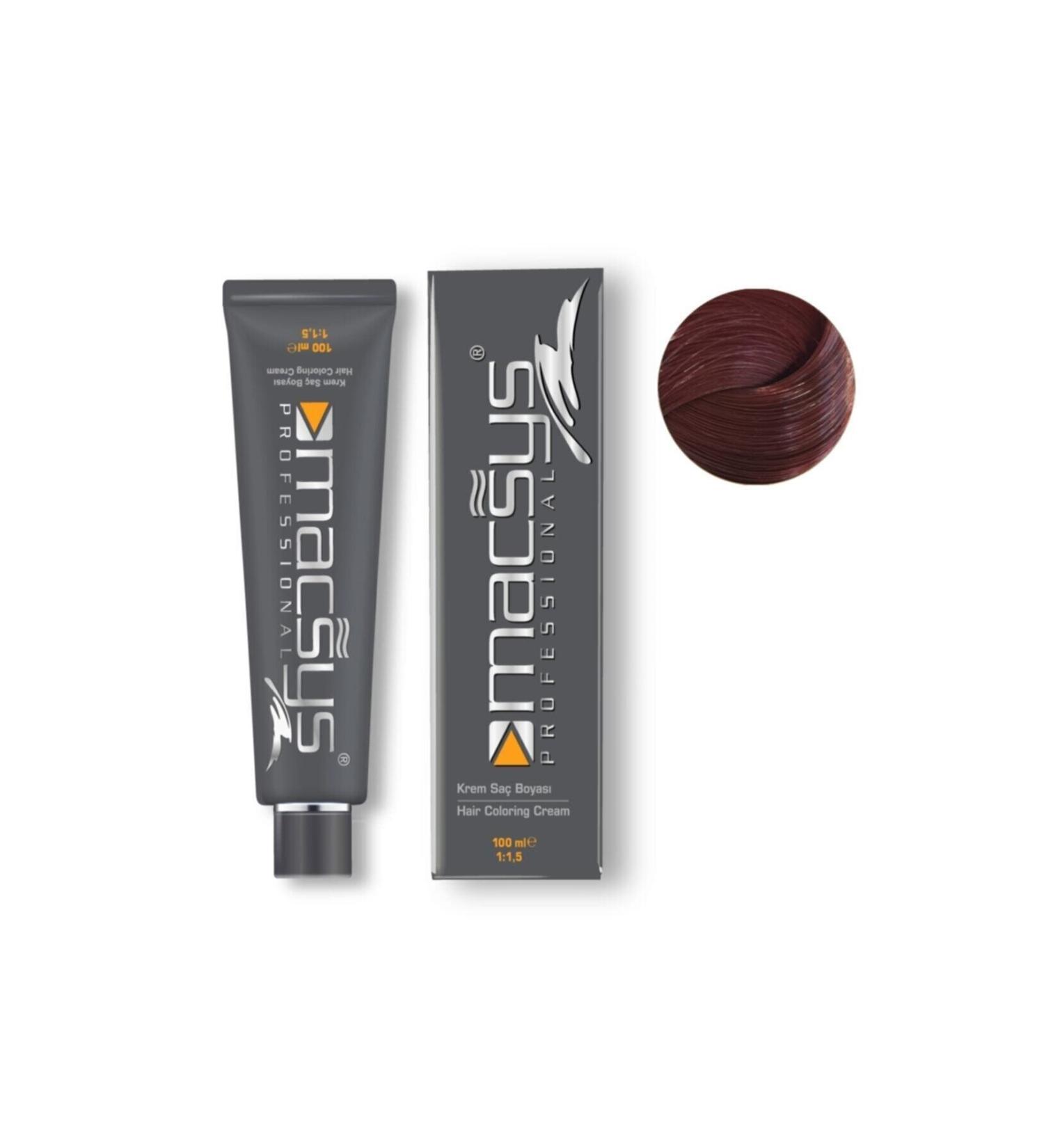 MACSYS Oxidizer-Free Mahogany 100 ml Professional Hair Dye No: 5.6