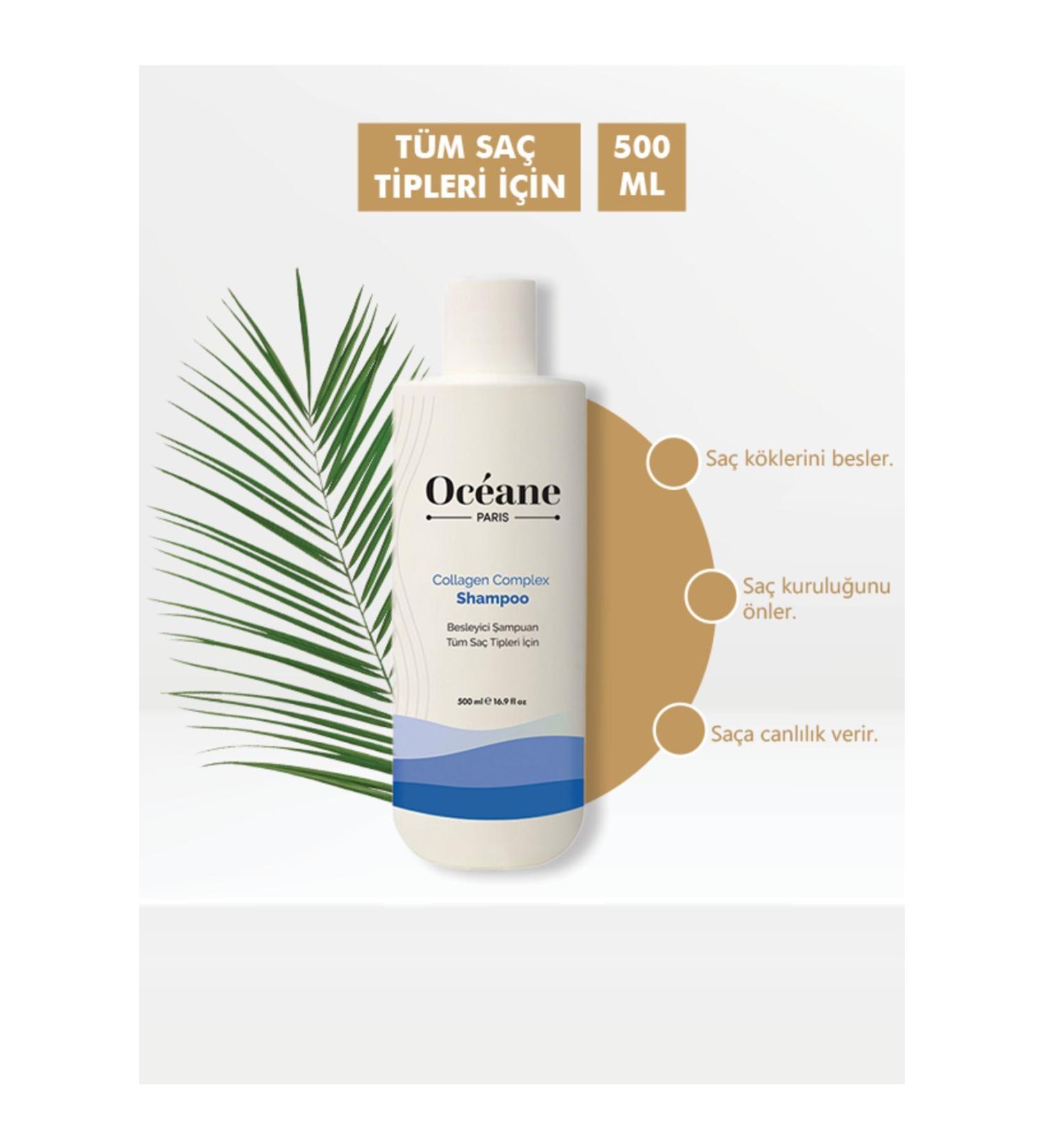 Oceane Paris Collagen Complex Shampoo 500 ML - Collagen Complex Shampoo