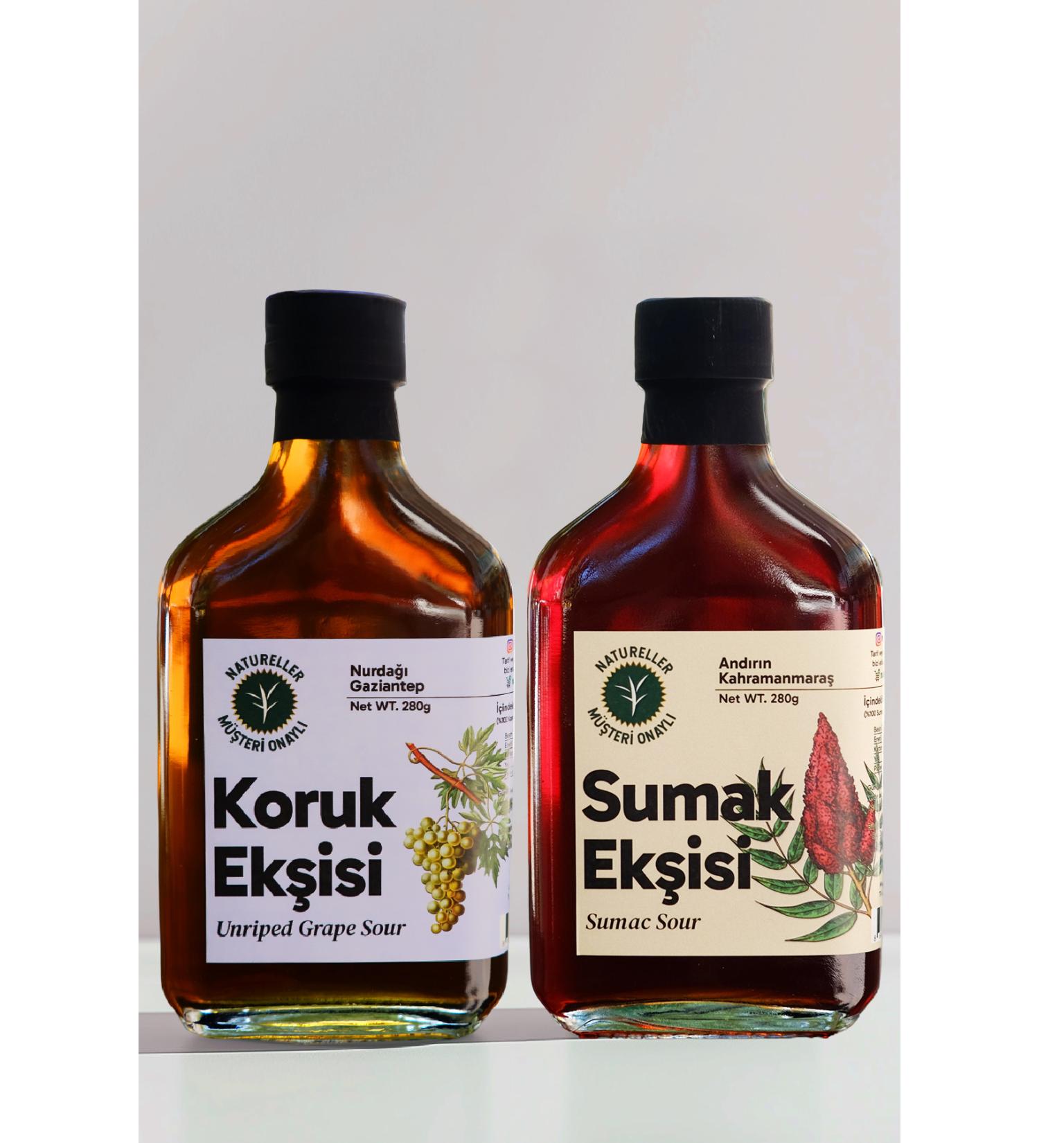 Natureller Sumac Sour and Verjuice Sour 0 Pure - Sweet Sour Harvest (2 Pieces) 280 gr