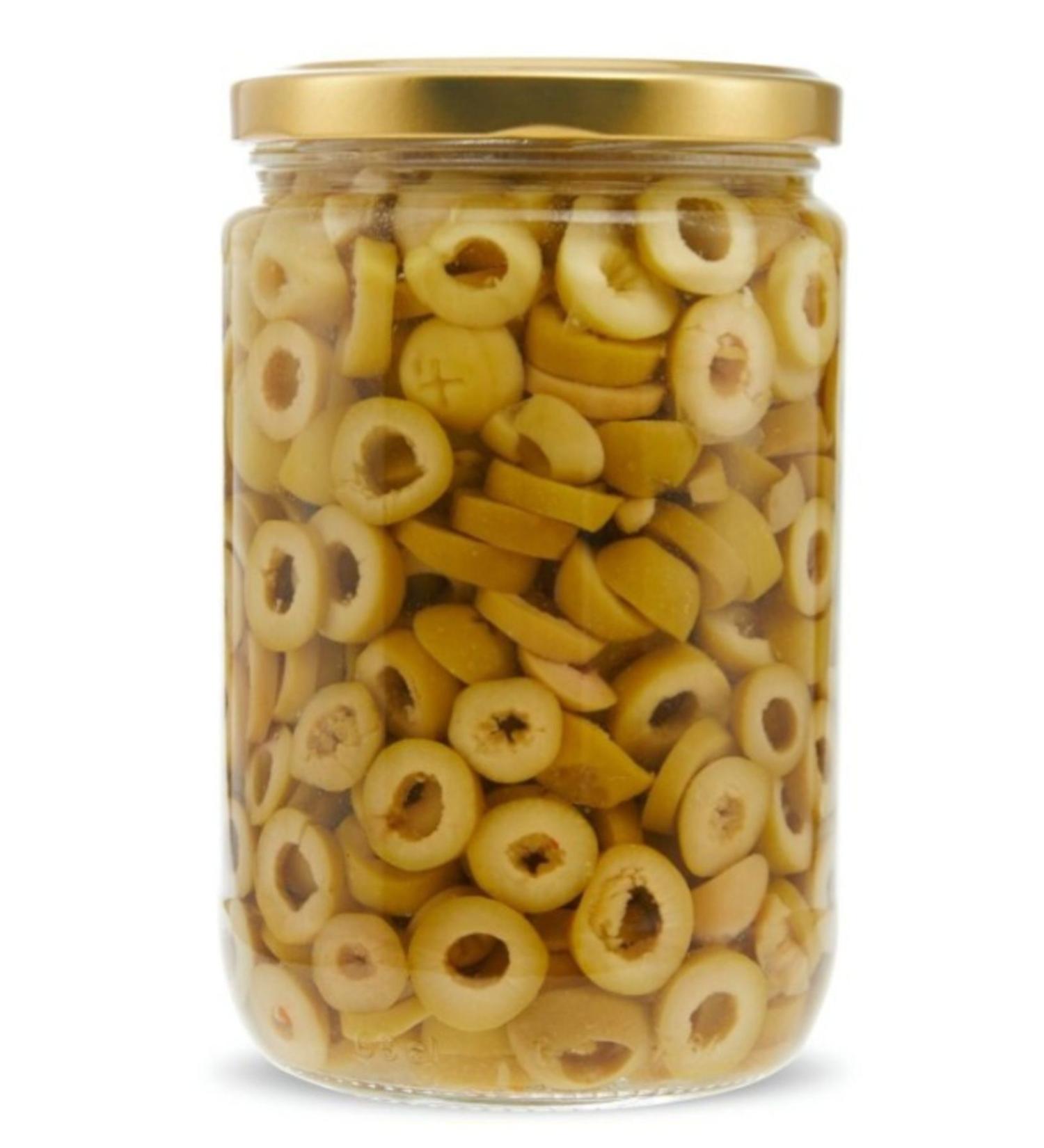 asaf Sliced green olives (AKH SAR) 1 Kg