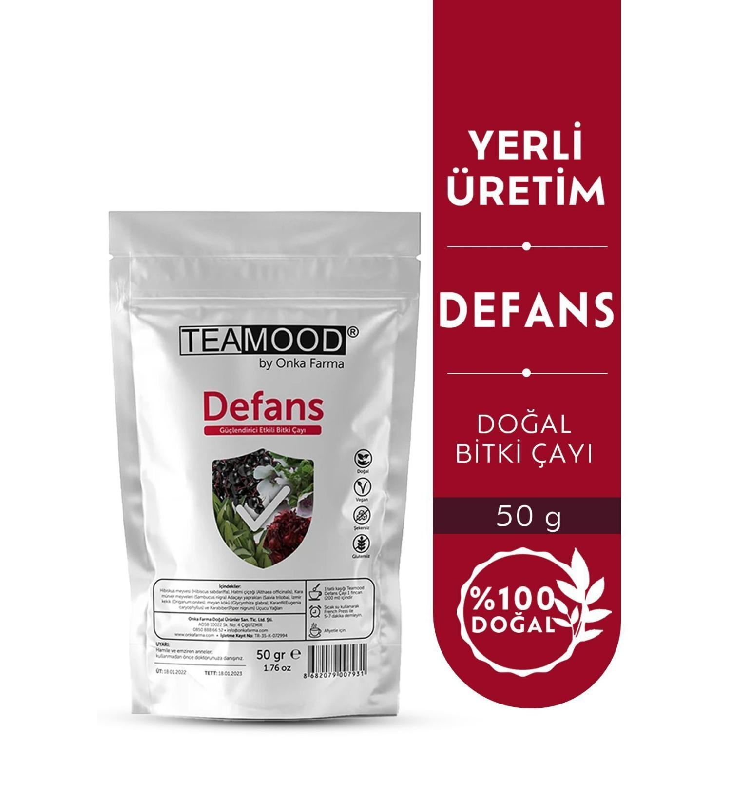 TEAMOOD Onka Farma Defense Tea - Sugar-Free Natural Herbal Tea - 50 gr - Buy Online on GoSupps.com