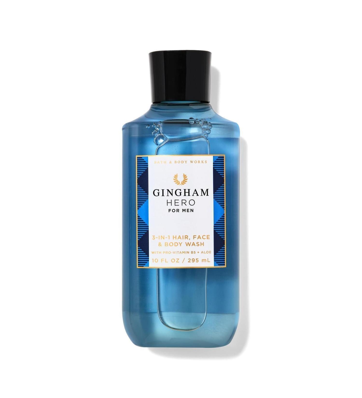 Bath & Body Works Gingham Hero 3 in 1 Hair Face and Body Shampoo 295 ml