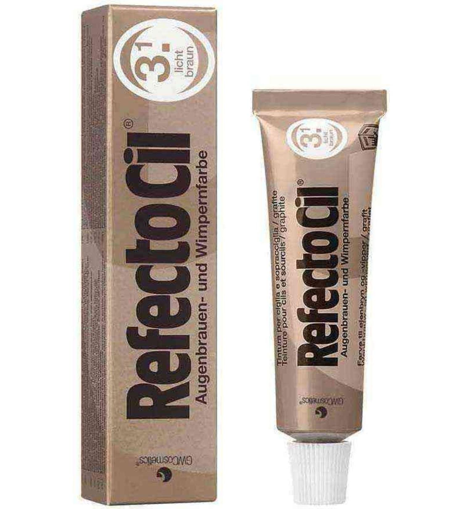 Refectocil Light Brown Eyebrow Dye 3.1 Light Brown - Buy Online on GoSupps.com
