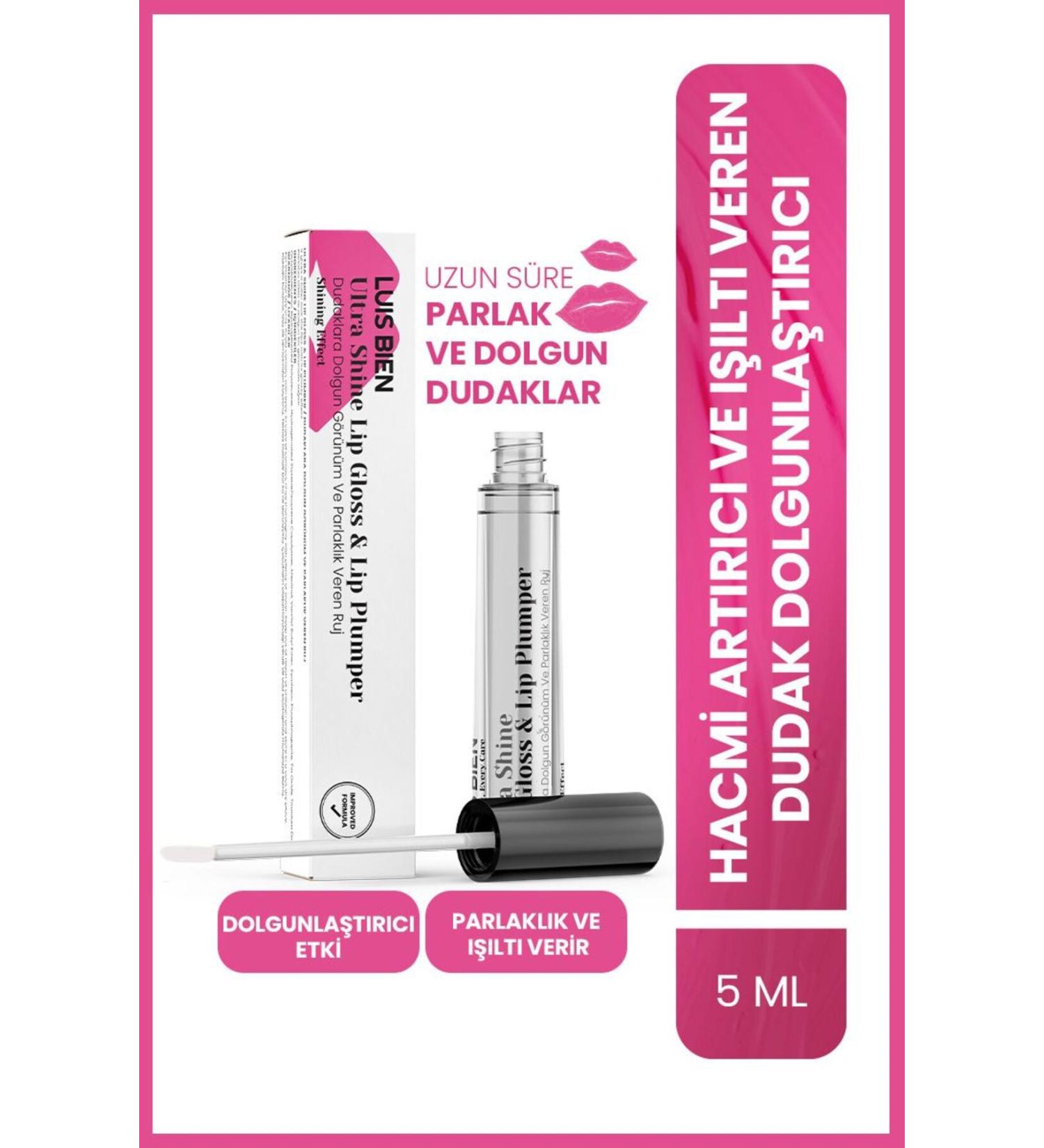 Luis Bien Lip Plumper and Shine | 5ml | Volume Booster and Shine - Buy Online on GoSupps.com