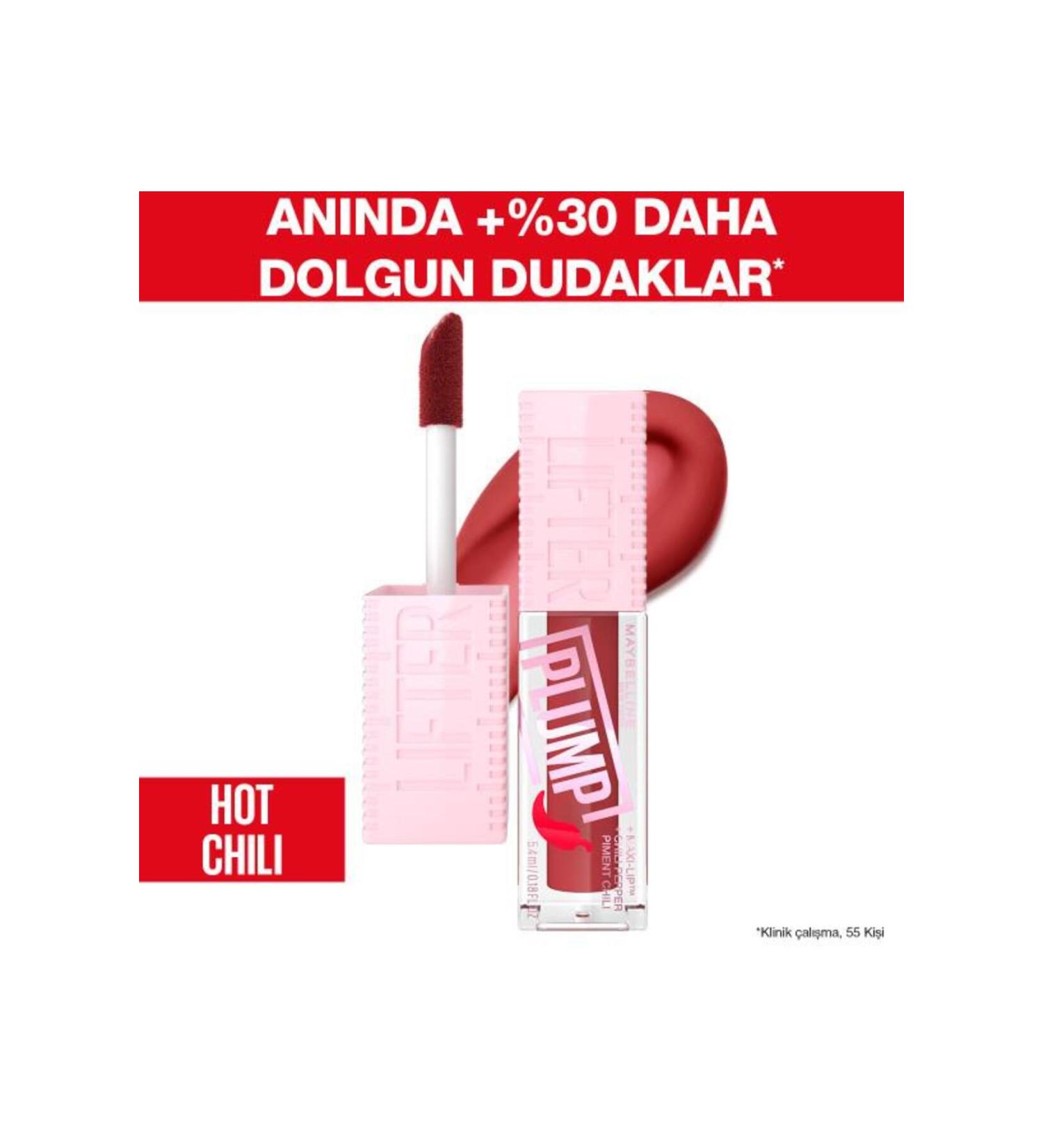 L'Oreal Paris Lifter Plump Lip Gloss - 006 Hot Chili - Buy Online on GoSupps.com