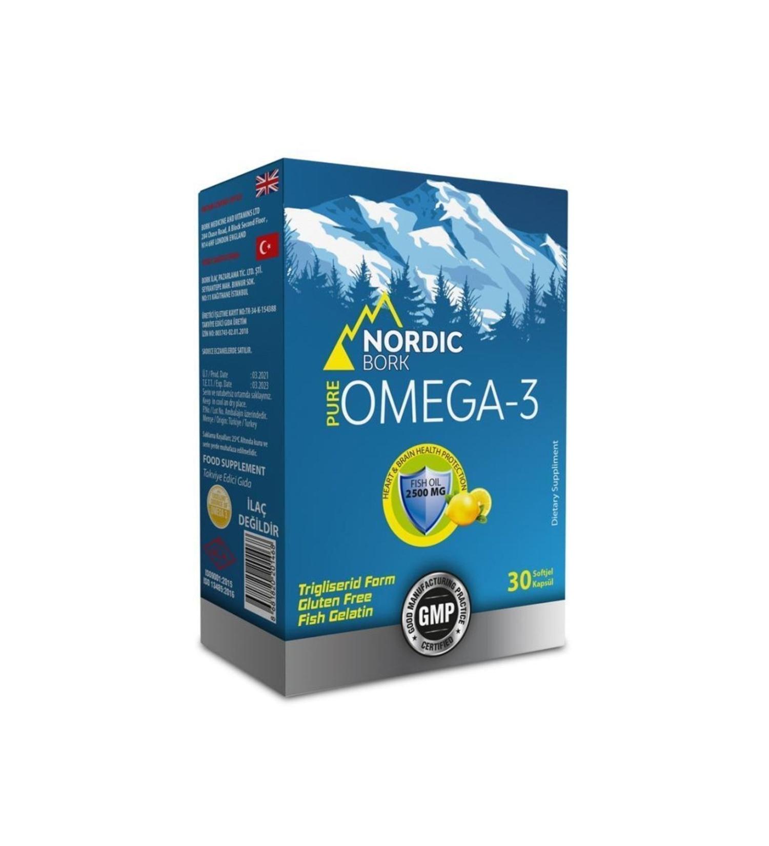 bork nordic Bork Pure Omega-3 30 Softgel