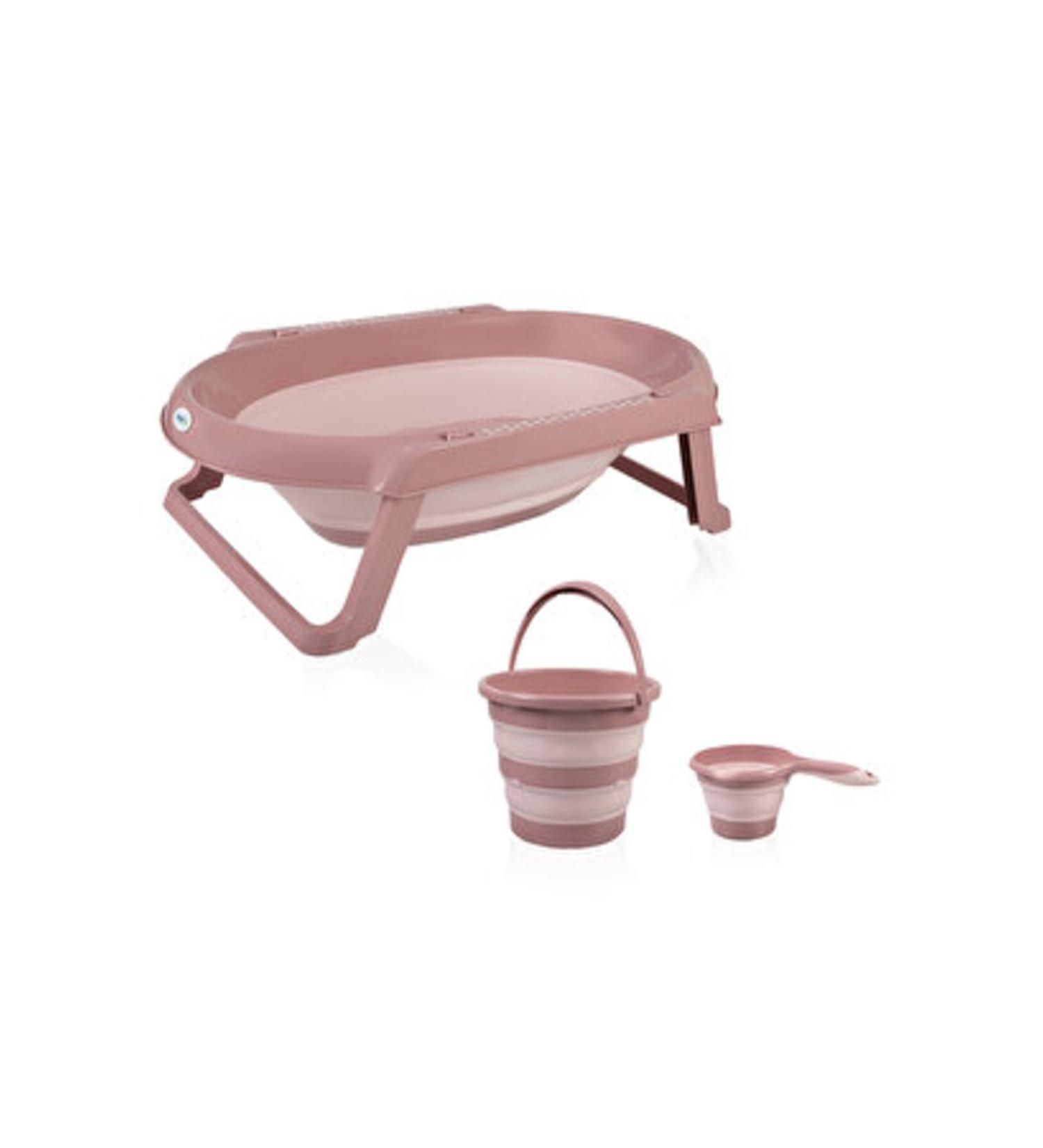 Baby Folding 3-Piece Bathroom Set Salmon (Single)