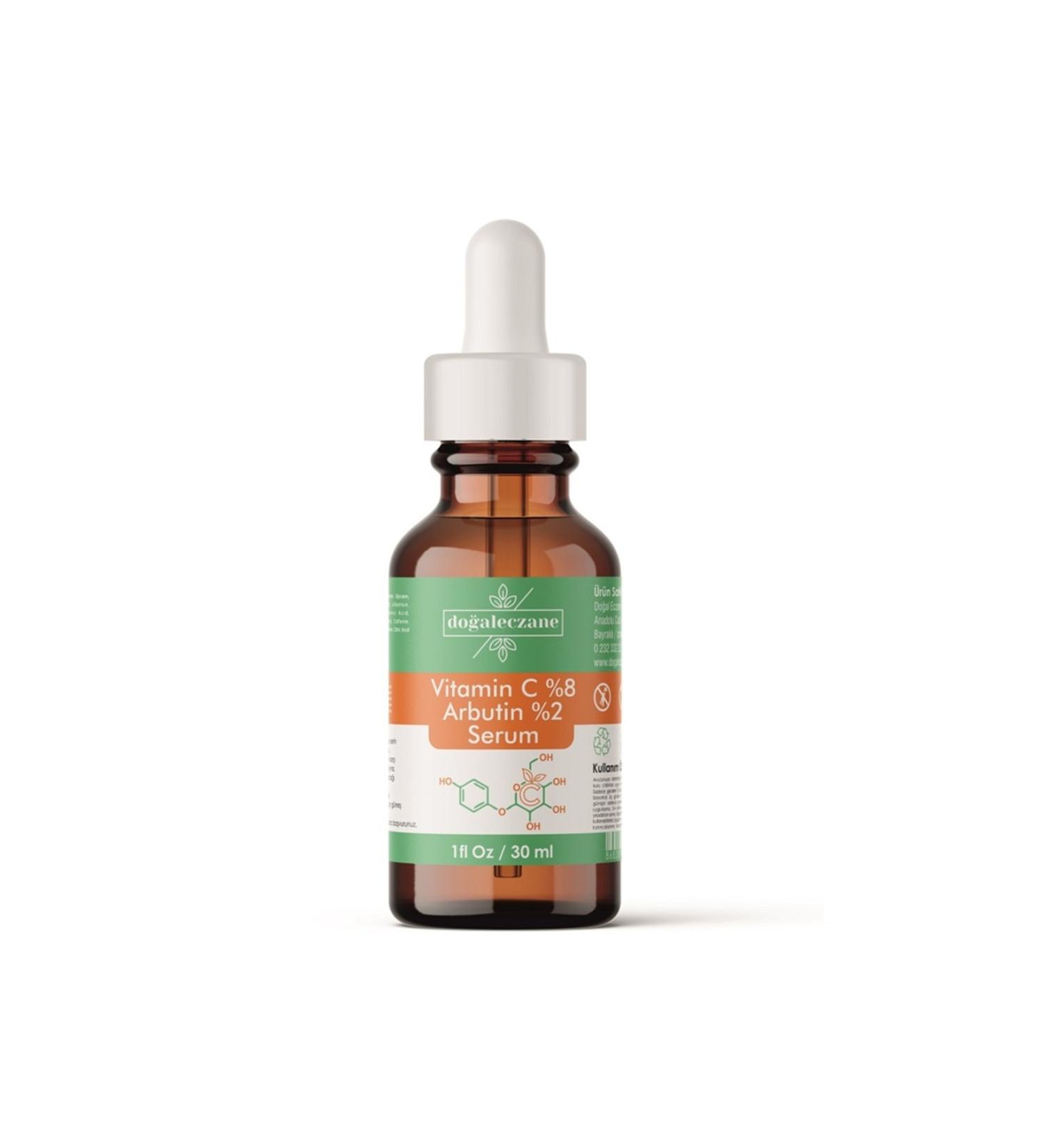 Natural Pharmacy Vitamin C 8% Alpha Arbutin 2% serum 30 ml. PK1.