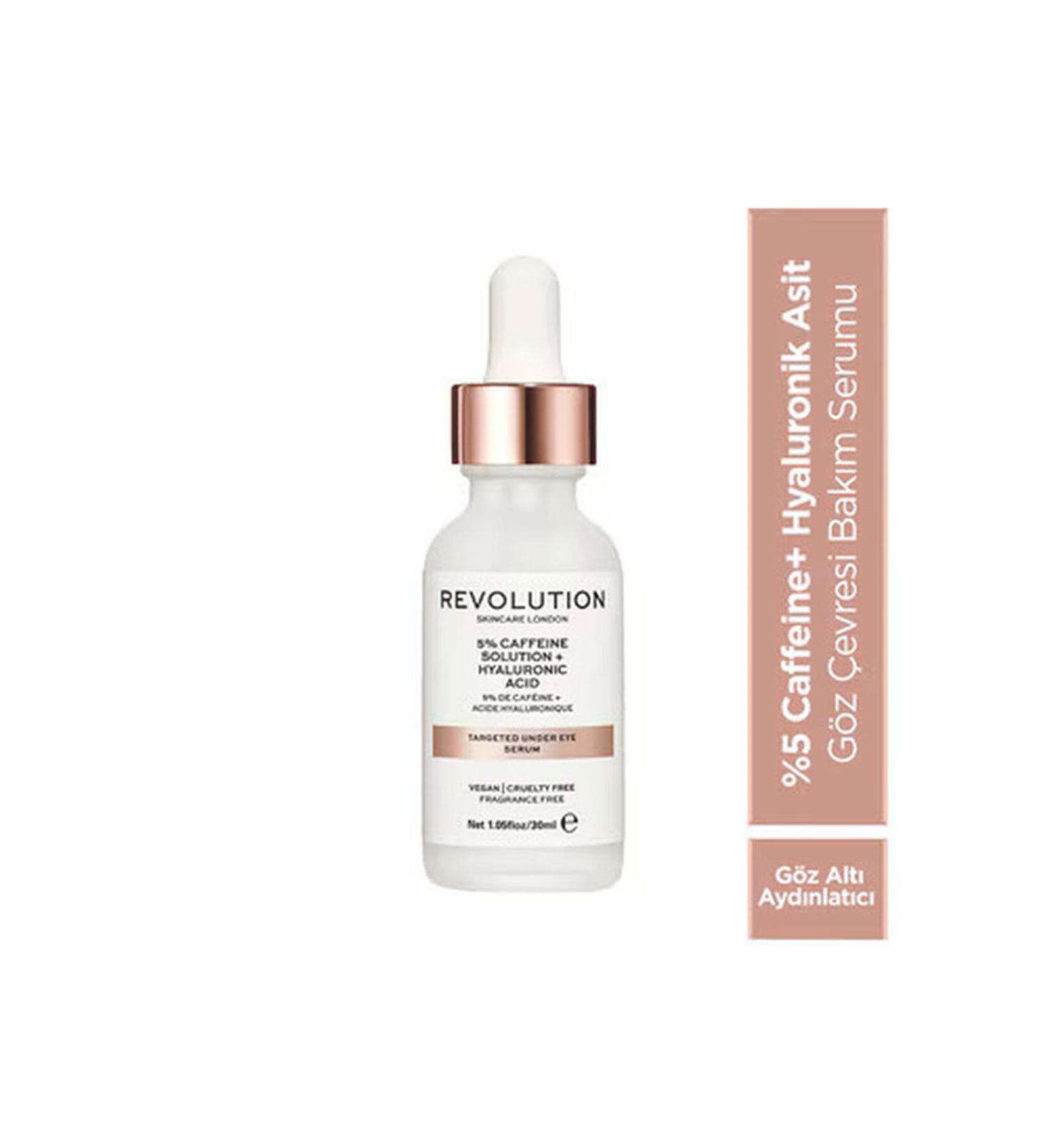 Revolution Skincare Eye Serum Caffeine and Hyaluronic Acid 30 ml