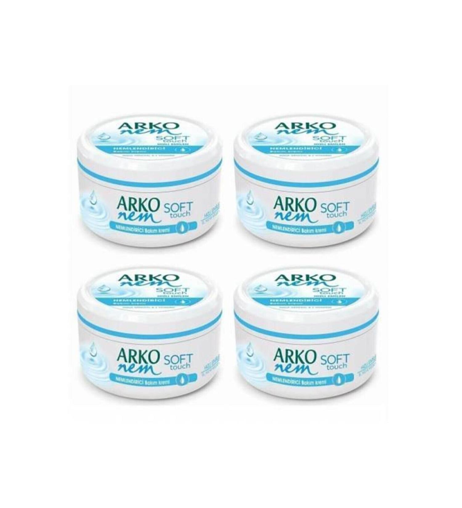 Arko Moisture Cream 200 ml Soft X 4 Pieces