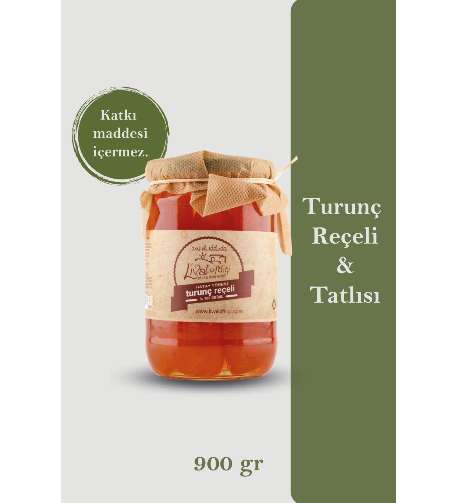 L VAL FARM Orange Jam & Dessert 900 Gr (Extra Traditional)