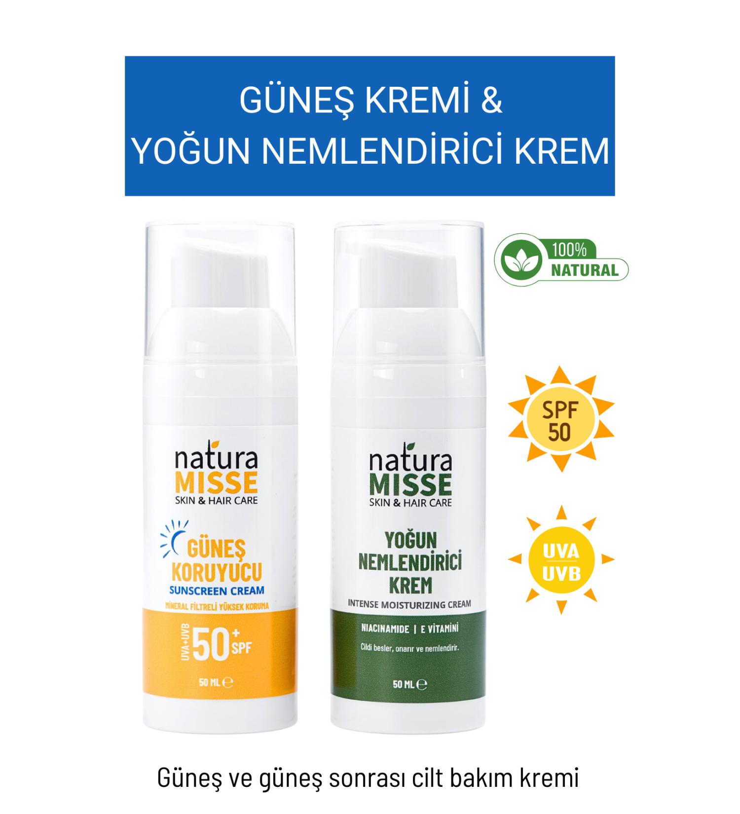 naturamisse Natural Sunscreen & Intensive Moisturizing Cream Anti-Spot Care Repairing Effective Skin Care Cream - Buy Online on GoSupps.com