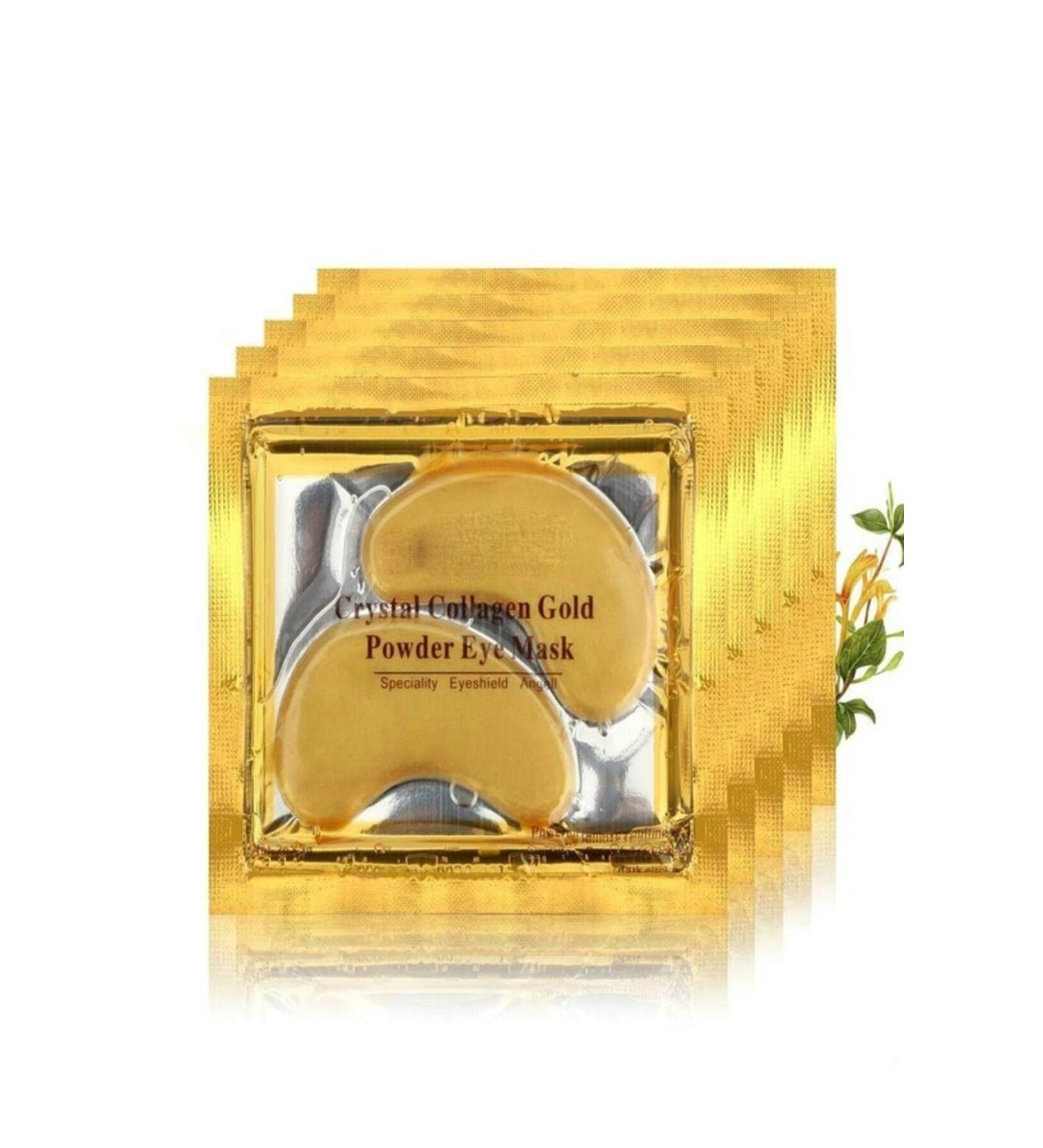 CRYSTAL COLLAGEN Mooyam Under Eye Brightening Anti-Wrinkle Anti-Bag Collogen Eye Mask 5 Pieces