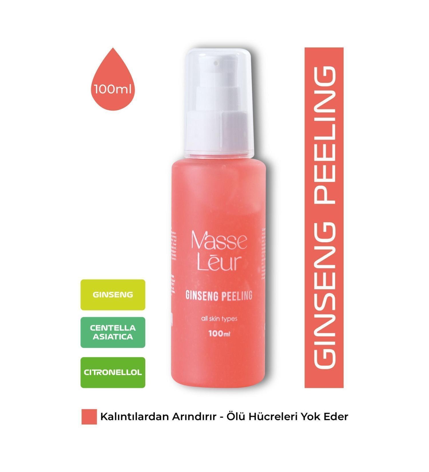 Masse Leur Korean Ginseng Extract Instant Dead Skin Remover Strawberry Peeling 100 ml - Buy Online on GoSupps.com