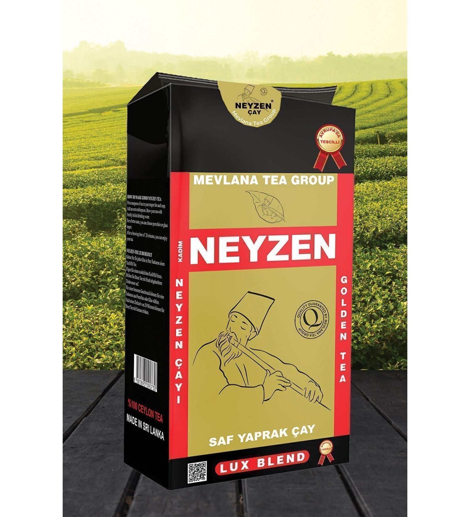 NEYZEN Mevlana Tea Group Golden Tea Black Loose Tea 400 G- (ORIGINAL) The Legendary Pearl of Sri Lanka